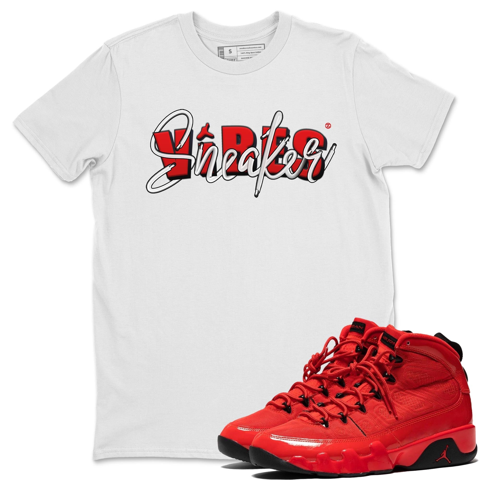 snkmatch Vibes Unisex Tops - Air Jordan 9 Chile Red