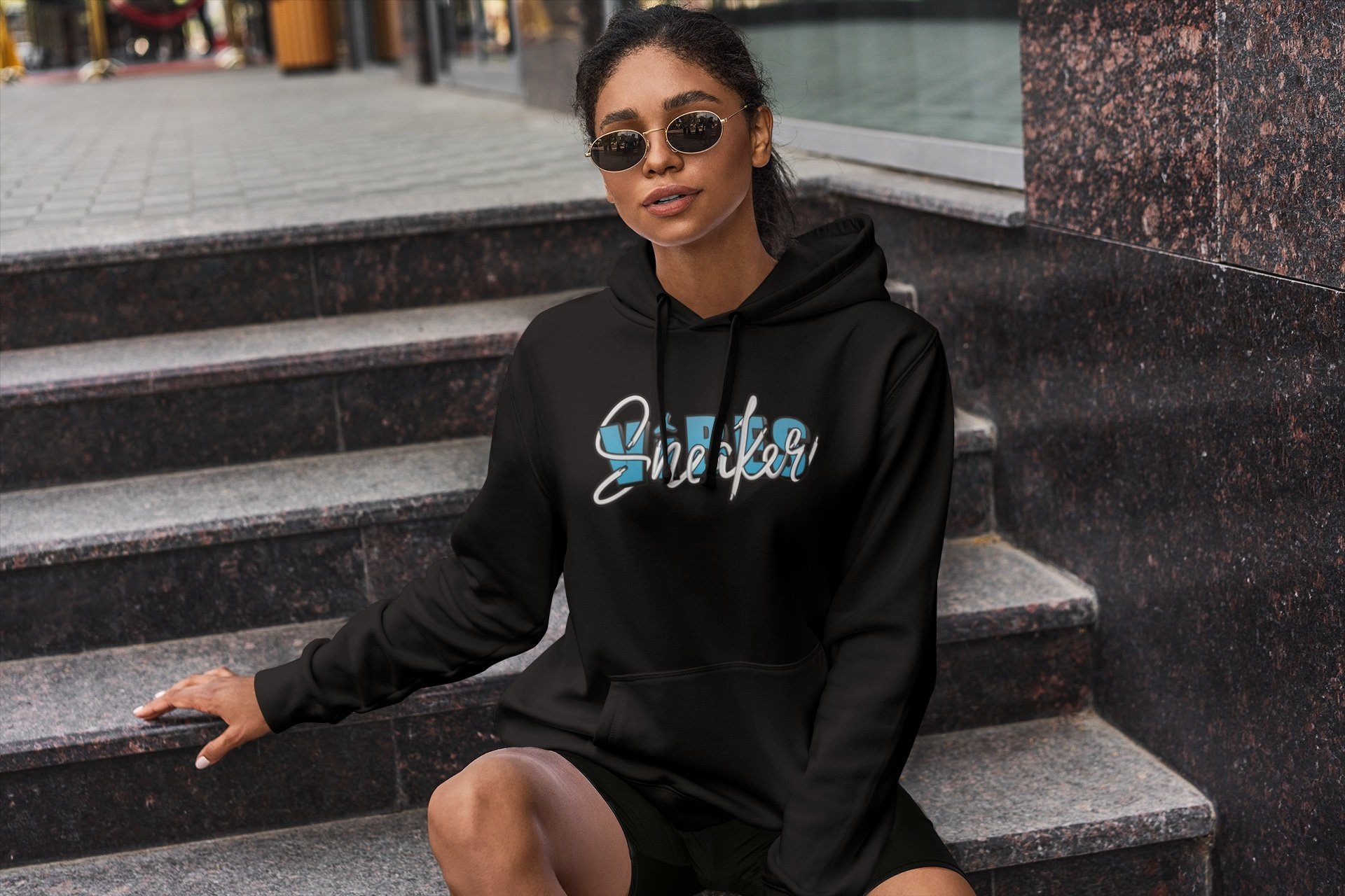 snkmatch Vibes Unisex Tops - Yeezy 700 Bright Cyan