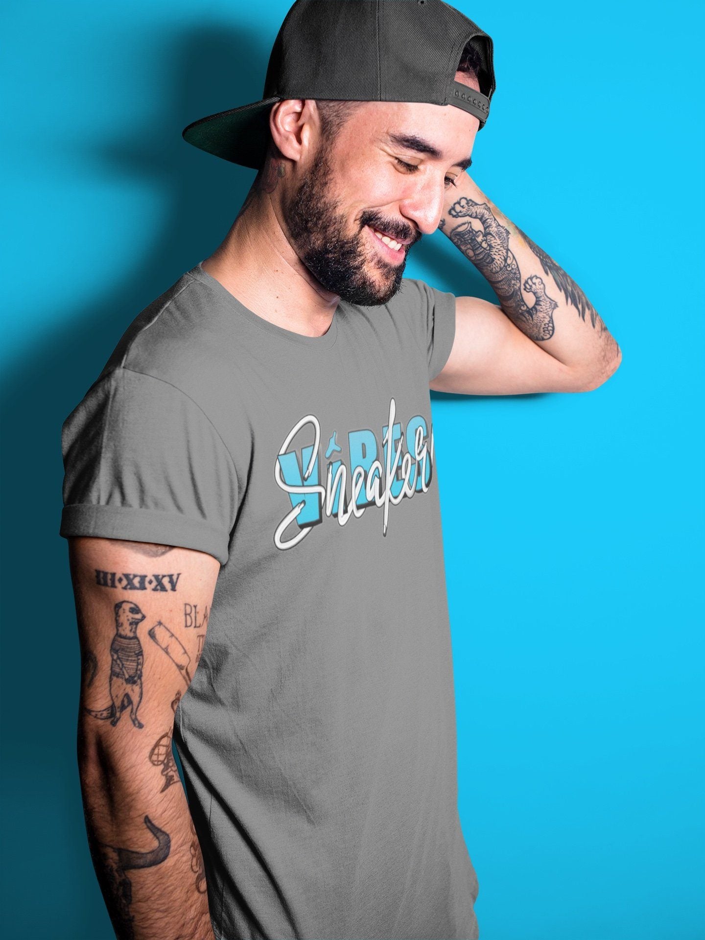 snkmatch Vibes Unisex Tops - Yeezy 700 Bright Cyan