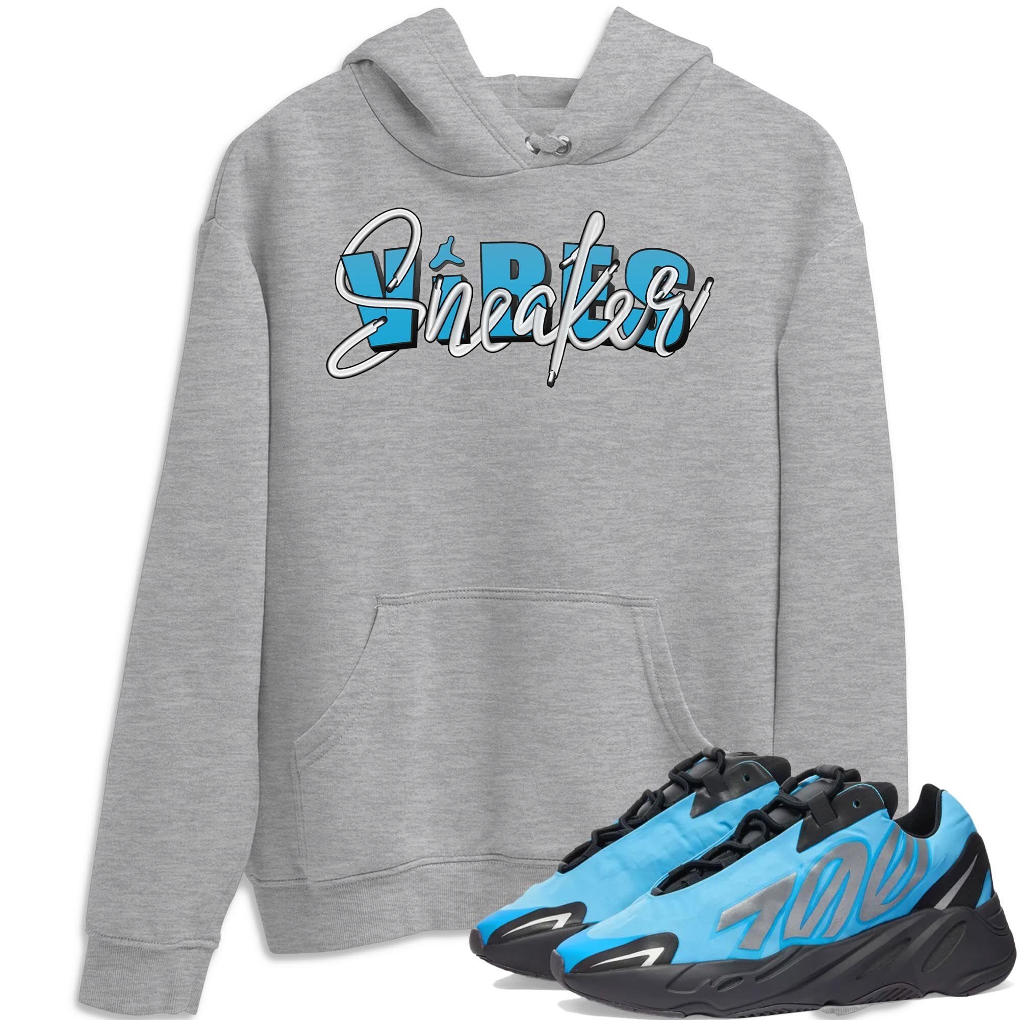 snkmatch Vibes Unisex Tops - Yeezy 700 Bright Cyan