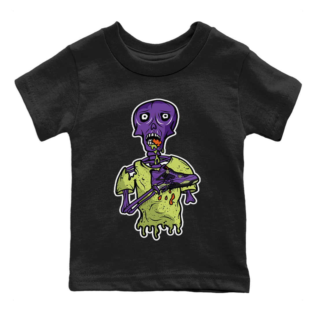 snkmatch Zombie Kids Tops - Air Jordan 4 Canyon Purple