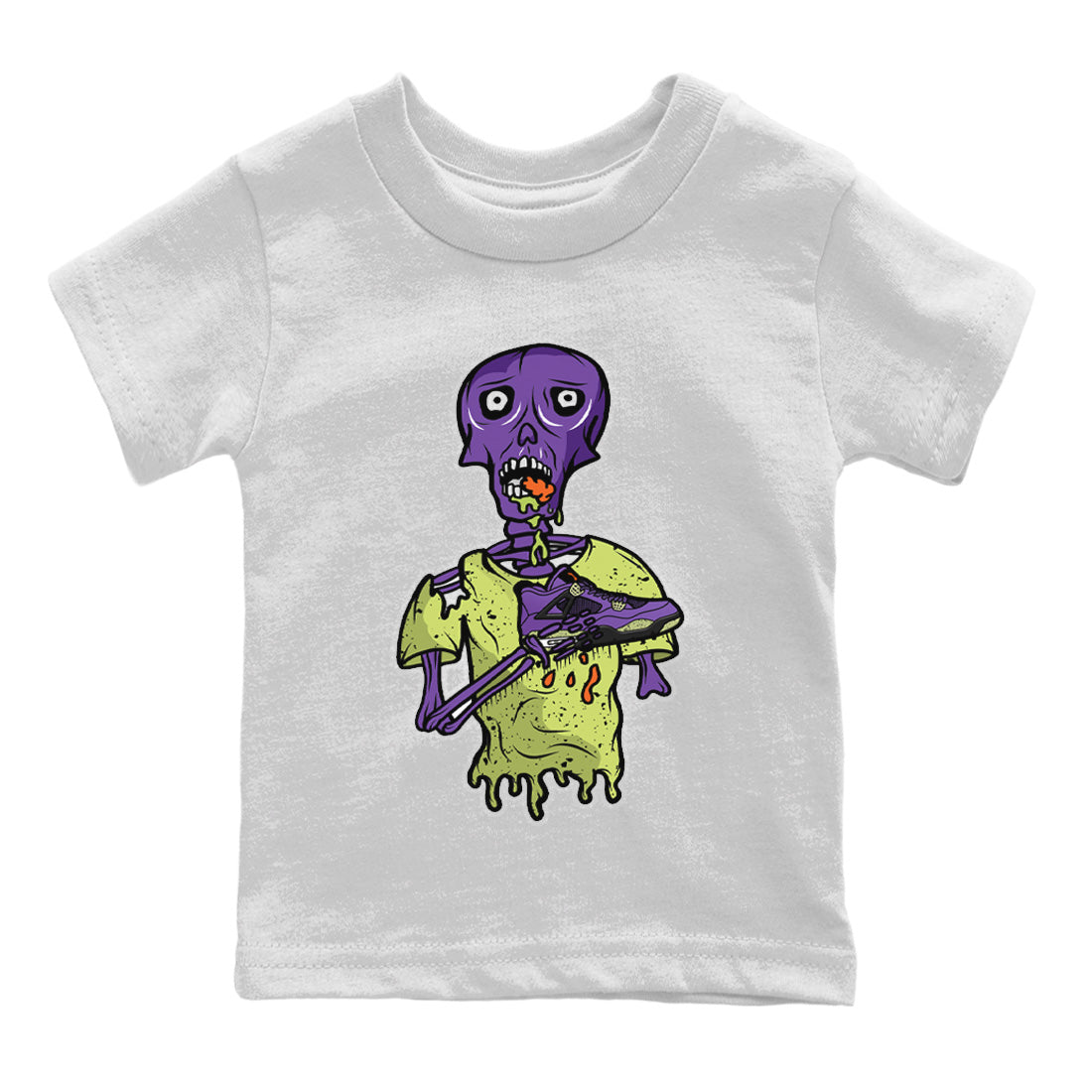 snkmatch Zombie Kids Tops - Air Jordan 4 Canyon Purple