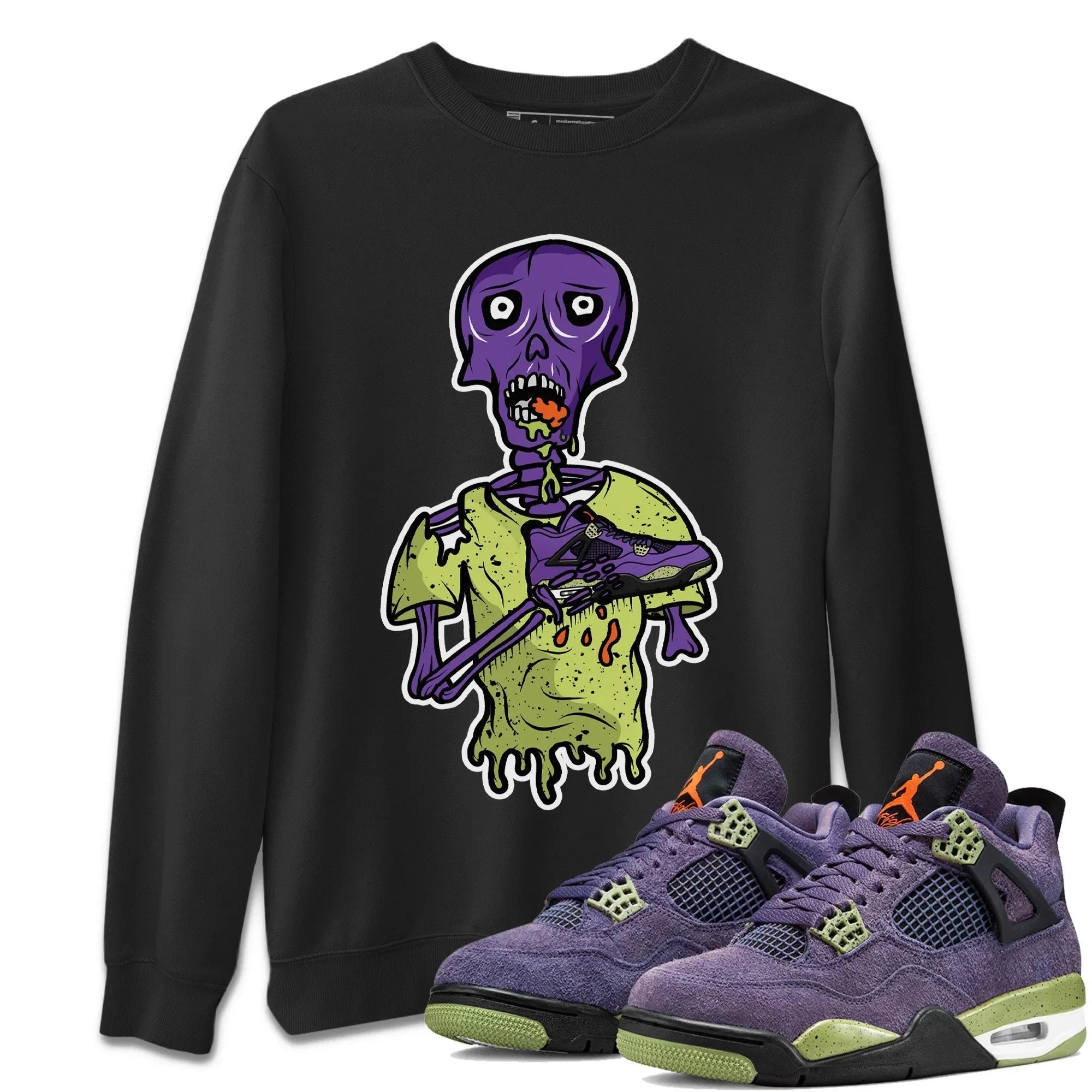 snkmatch Zombie Unisex Tops - Air Jordan 4 Canyon Purple