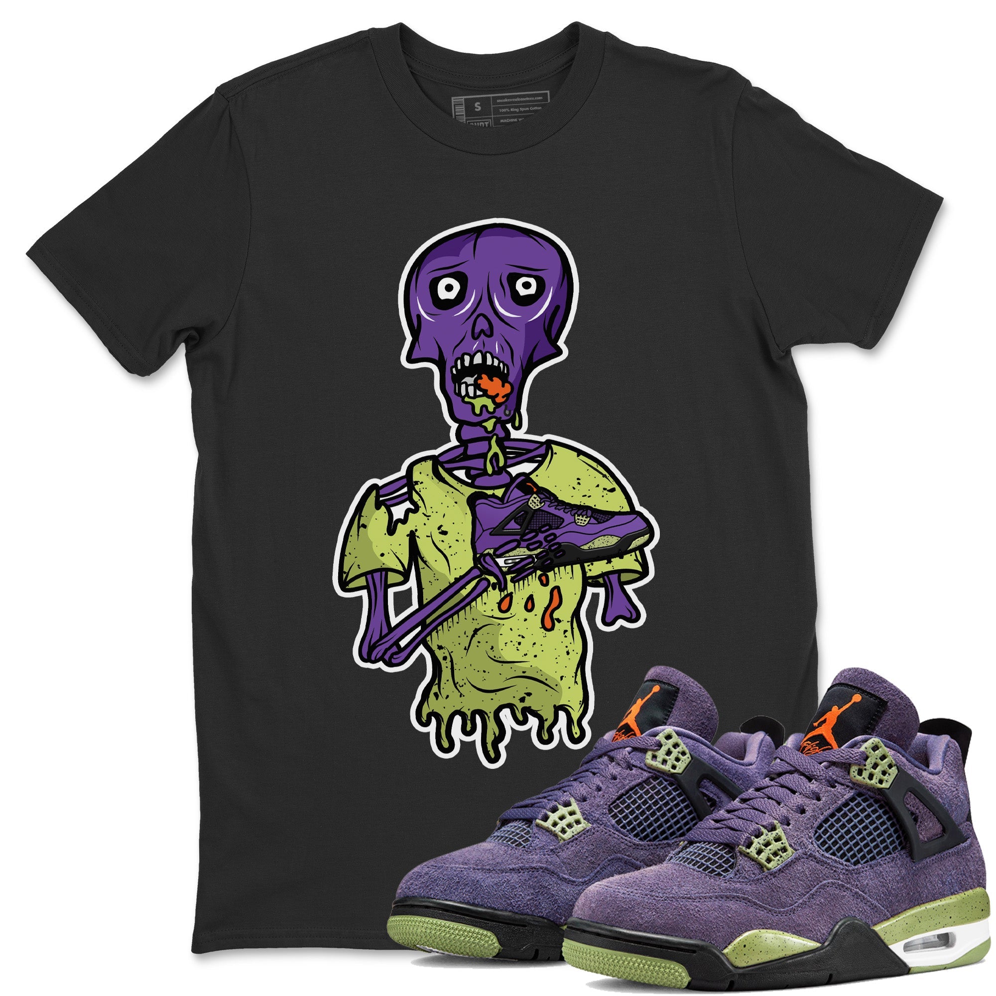 snkmatch Zombie Unisex Tops - Air Jordan 4 Canyon Purple