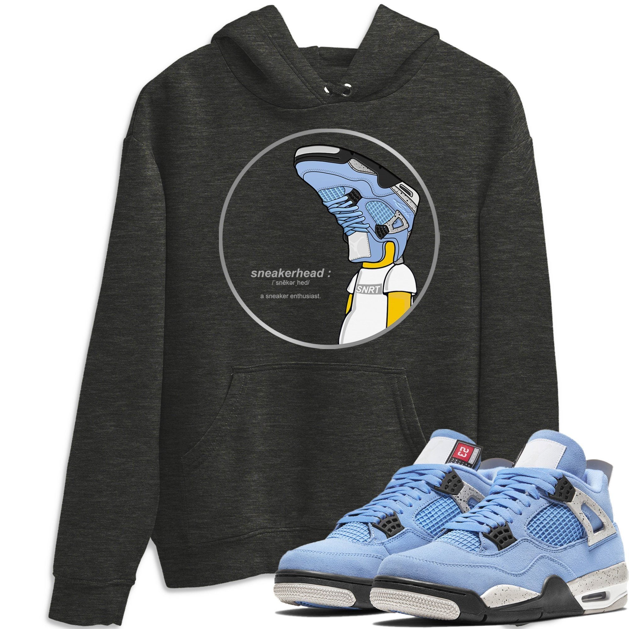 snkmatch Unisex Tops - Air Jordan 4 University Blue