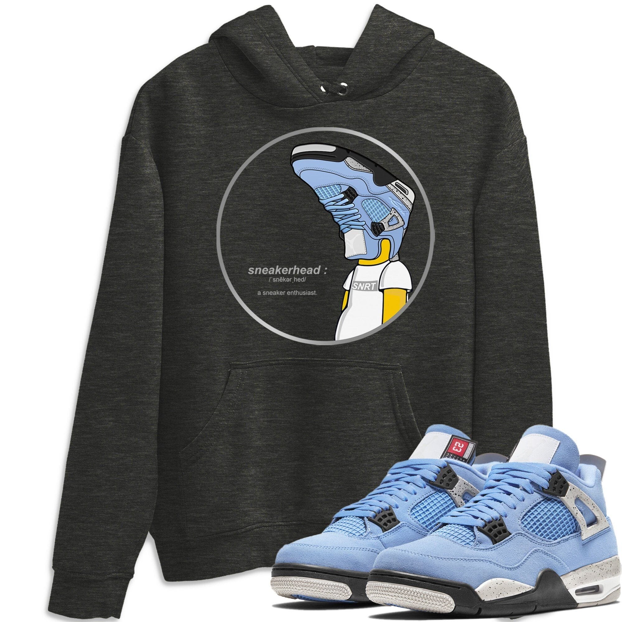 snkmatch Unisex Tops - Air Jordan 4 University Blue
