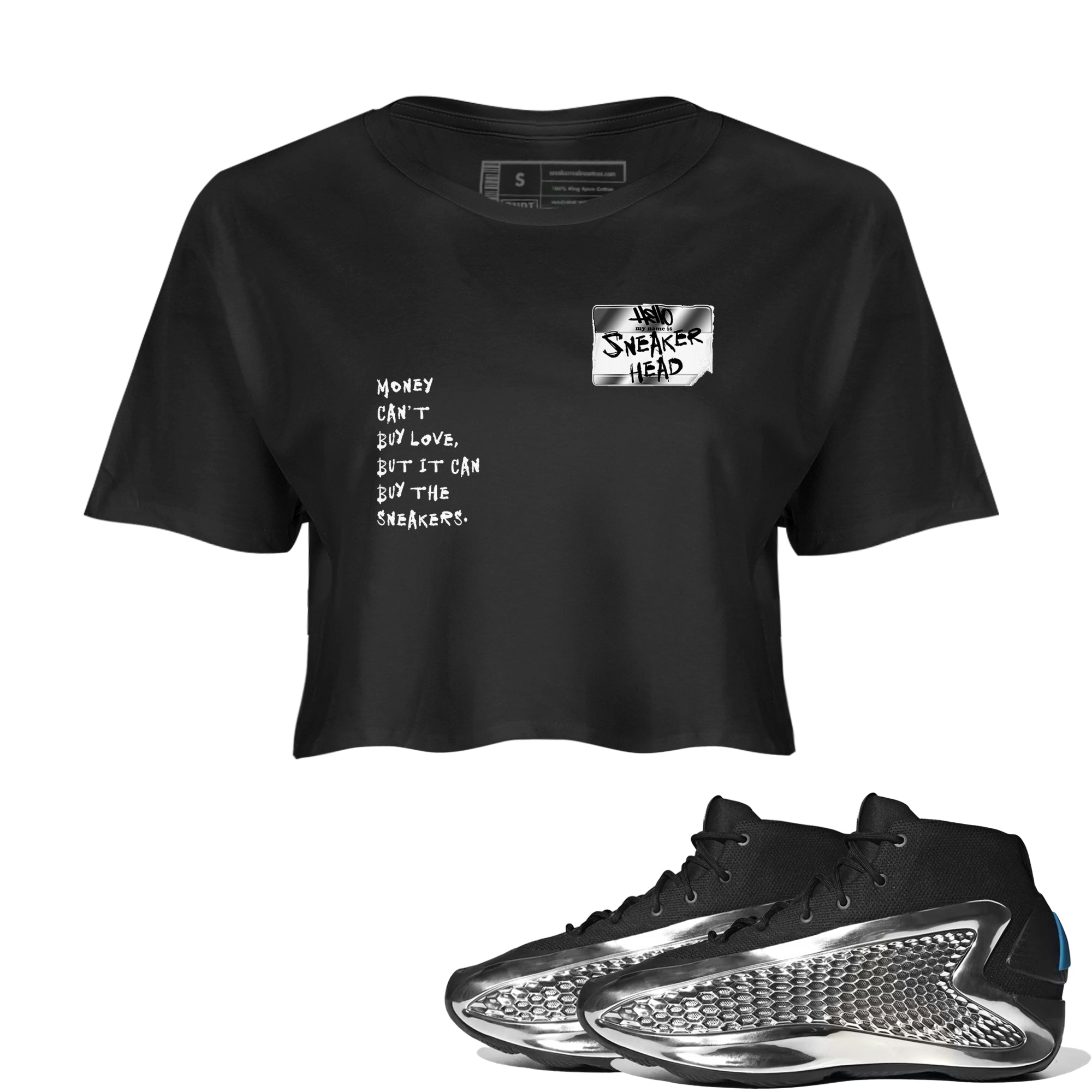 snkmatch Badge snkmatch Women's Top - AE 1 Silver Metallic