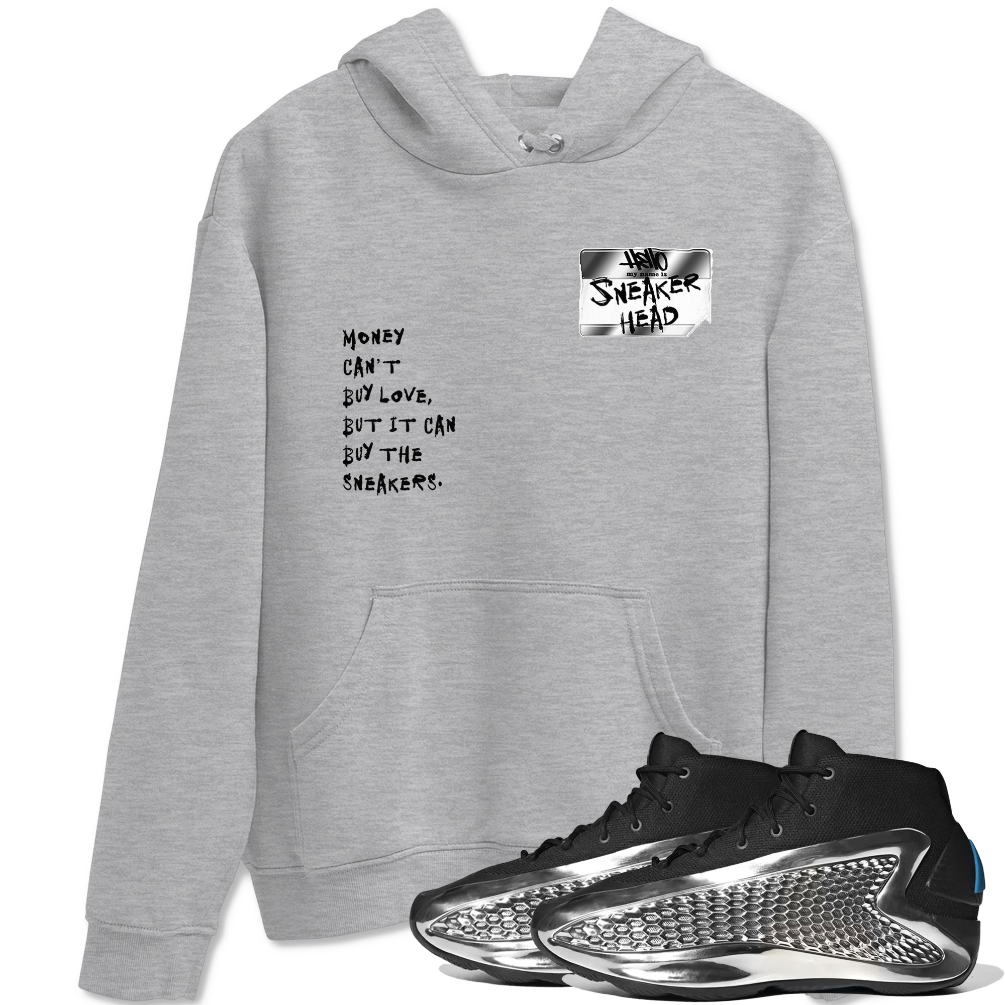 snkmatch Badge snkmatch Tees - AE 1 Silver Metallic