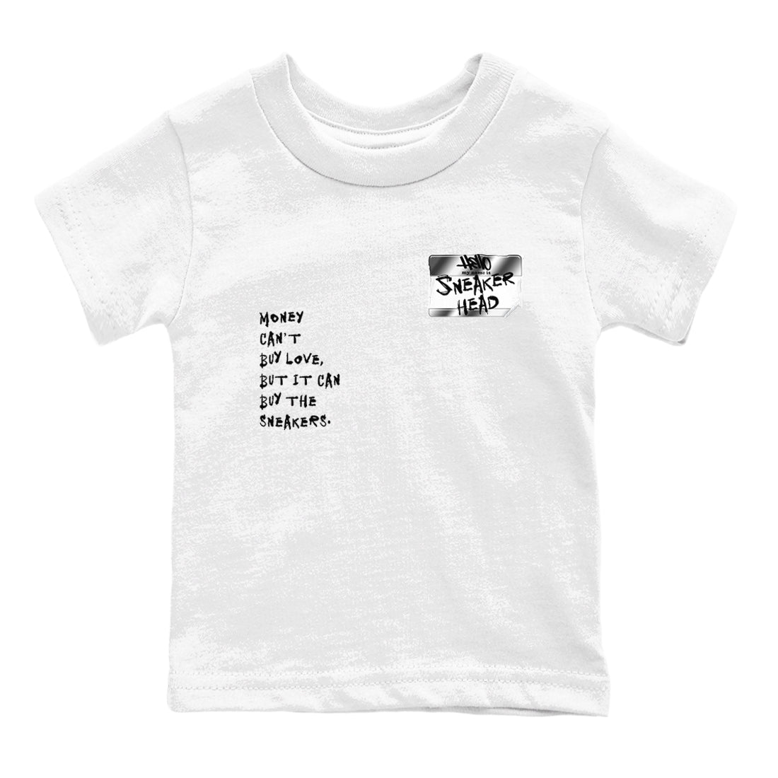 Sneakerhead Badge SNRT Sneaker Tees Kids - AE 1 Silver Metallic