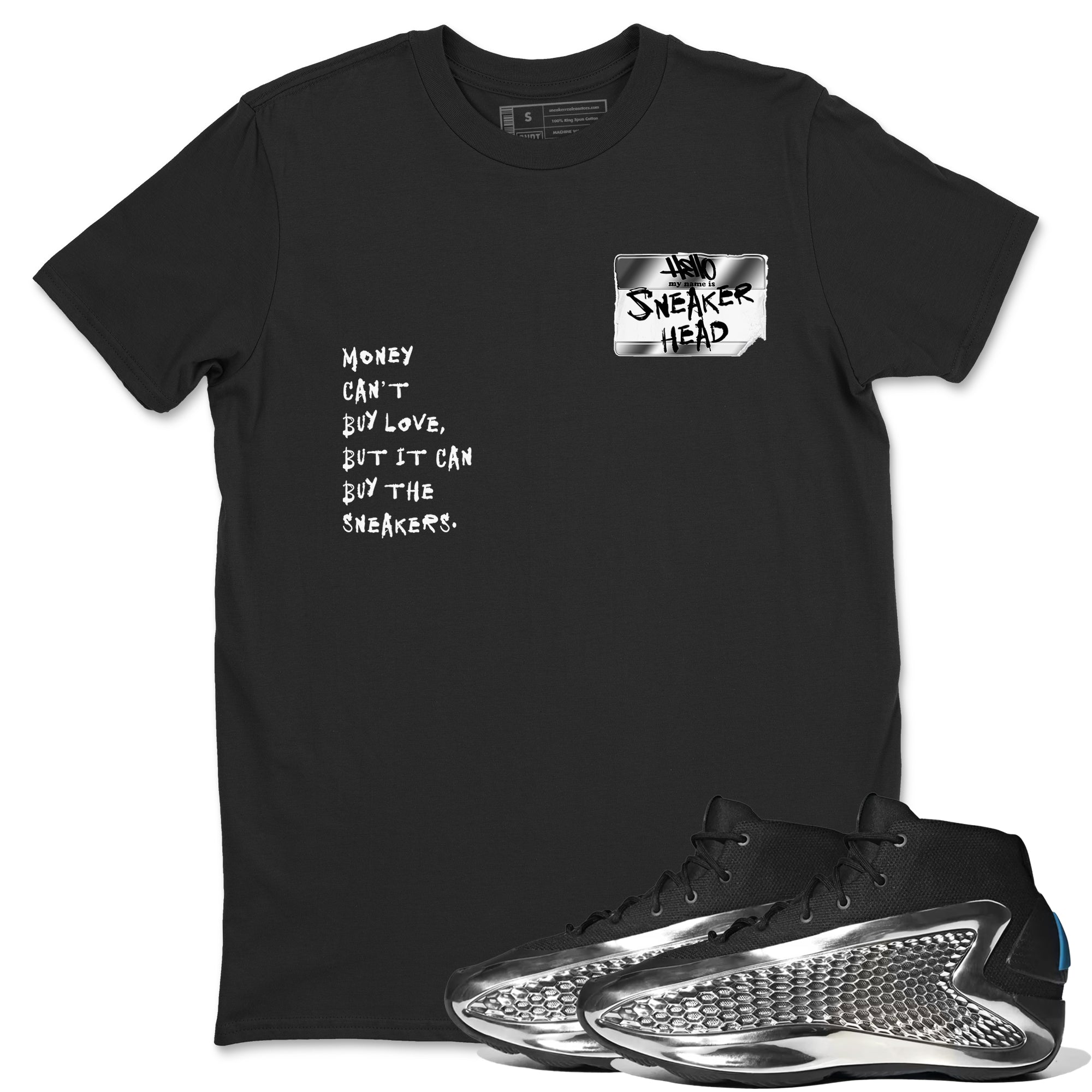 snkmatch Badge snkmatch Tees - AE 1 Silver Metallic