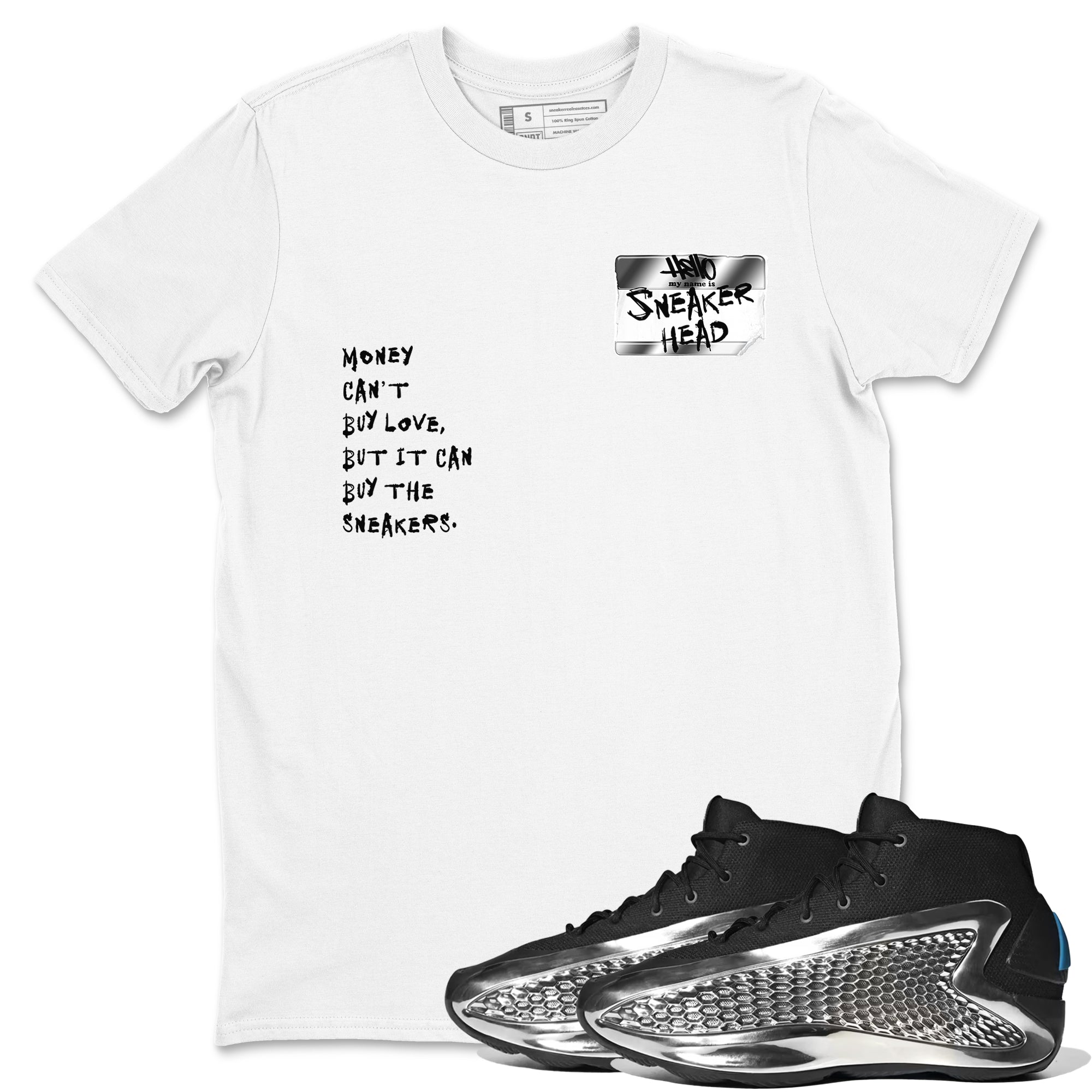 snkmatch Badge snkmatch Tees - AE 1 Silver Metallic