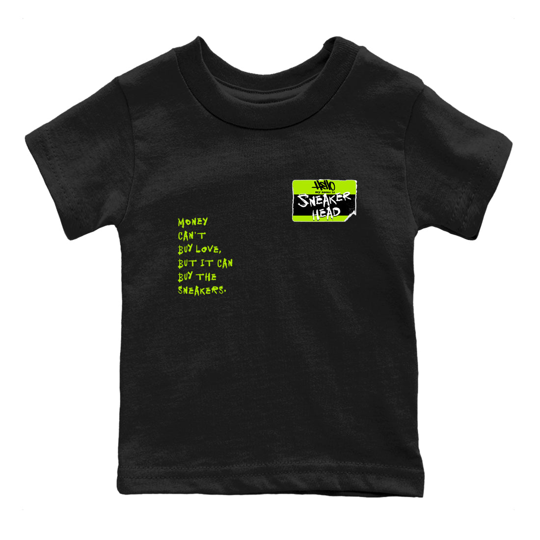 snkmatch Badge snkmatch Tees Kids - Air Foamposite One Black Volt