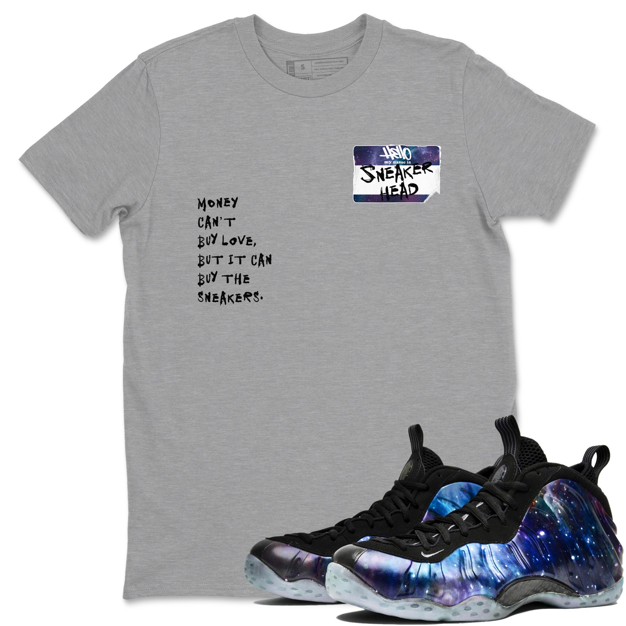 snkmatch Badge snkmatch Tees - Air Foamposite One Galaxy