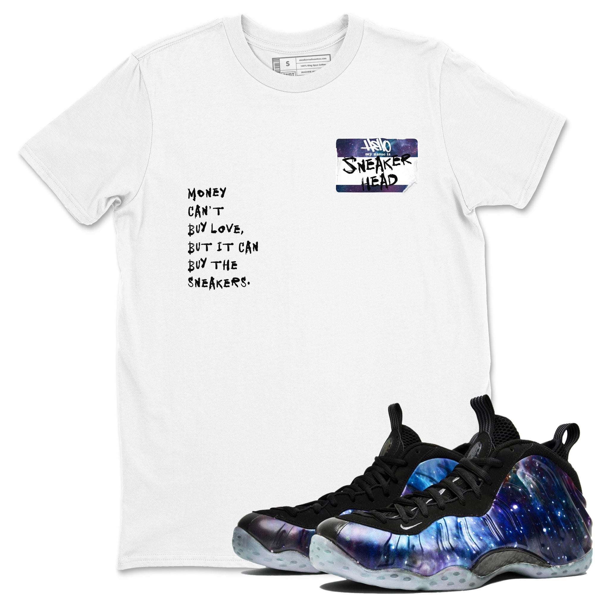 snkmatch Badge snkmatch Tees - Air Foamposite One Galaxy
