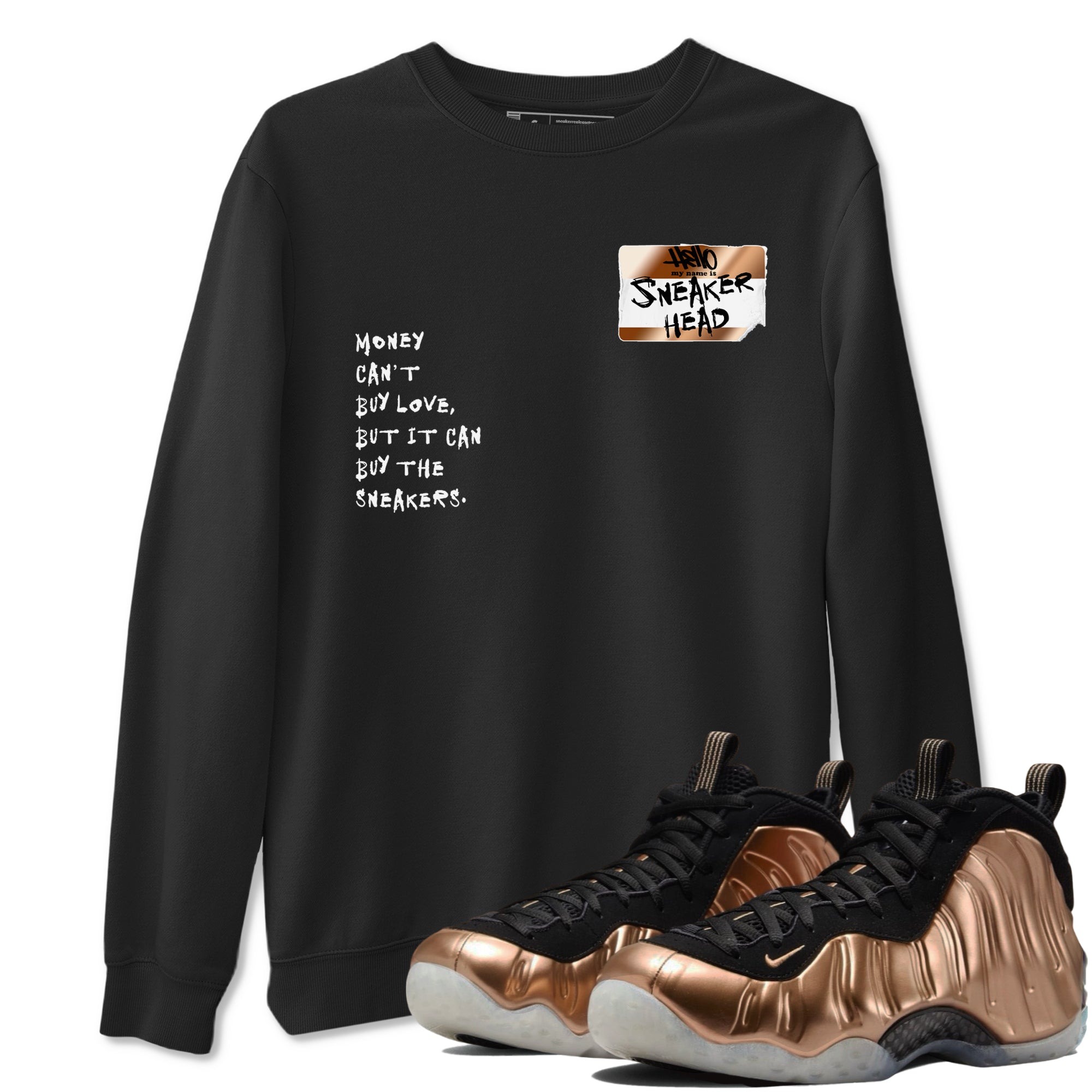 snkmatch Badge snkmatch Tees - Air Foamposite One Metallic Copper