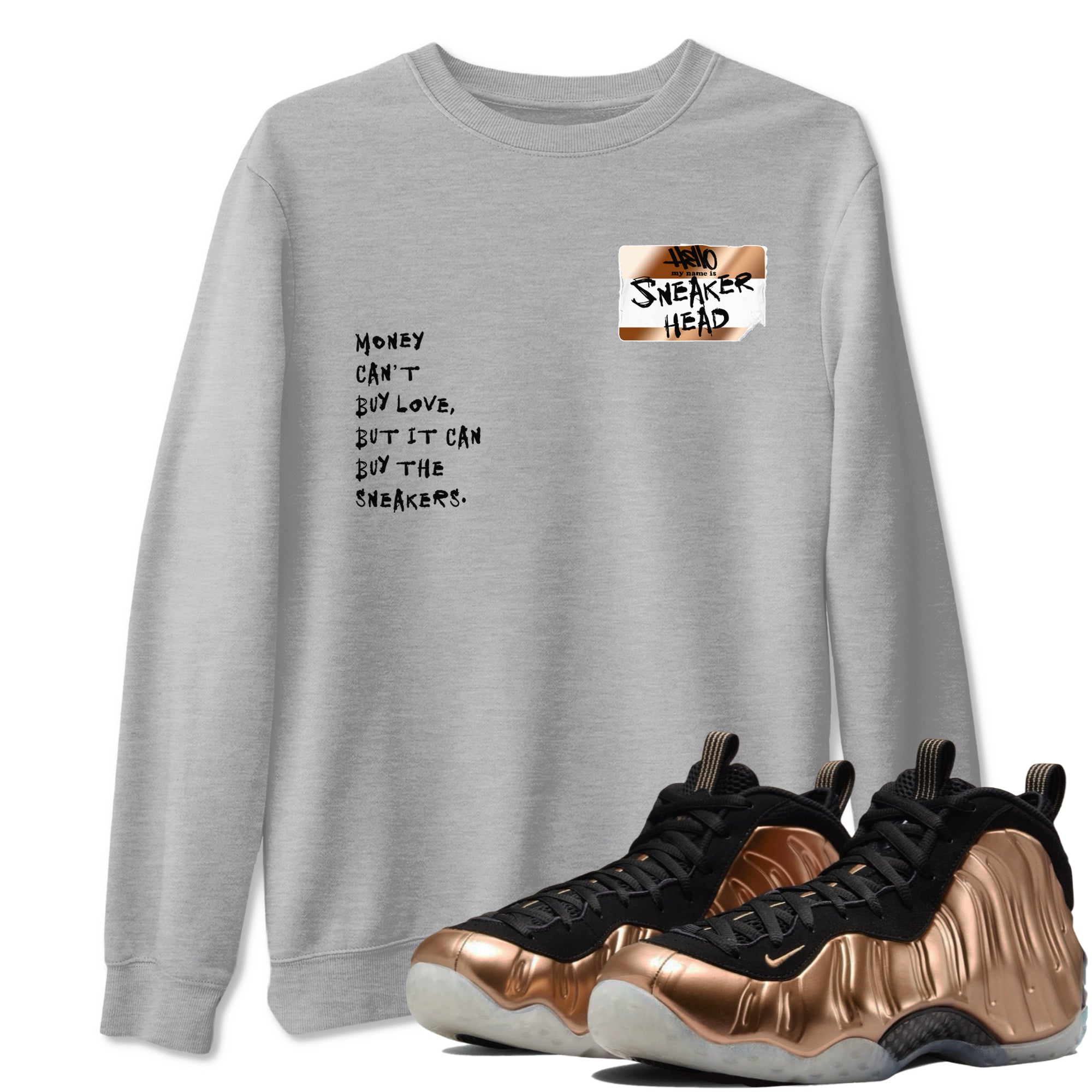 snkmatch Badge snkmatch Tees - Air Foamposite One Metallic Copper