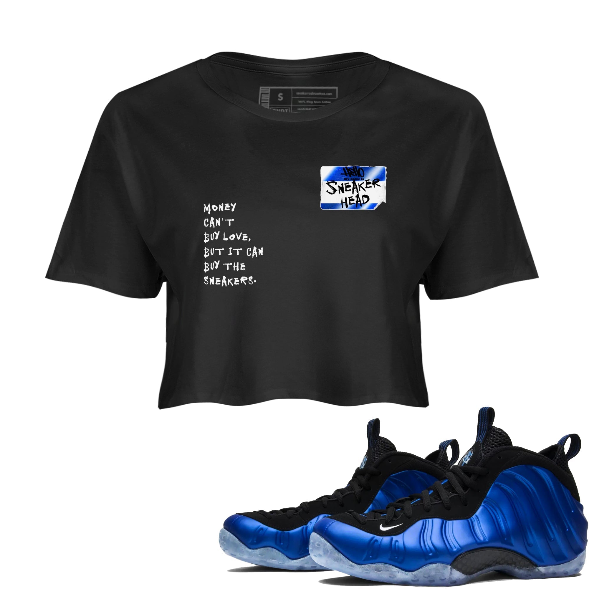 snkmatch Badge snkmatch Women's Top - Air Foamposite One Royal