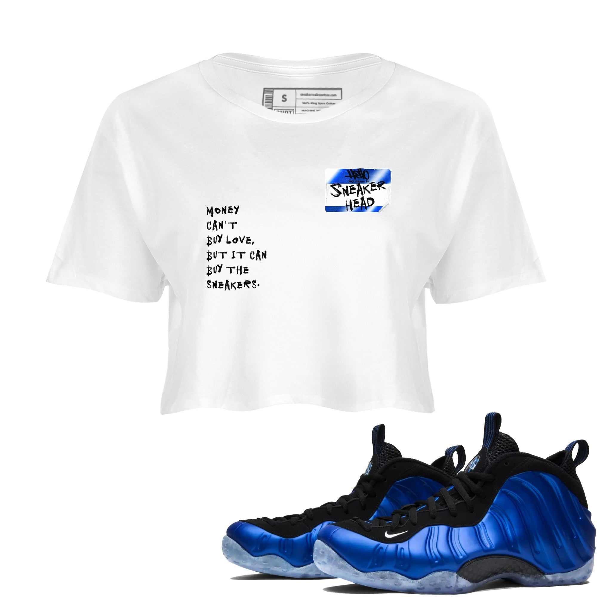 snkmatch Badge snkmatch Women's Top - Air Foamposite One Royal