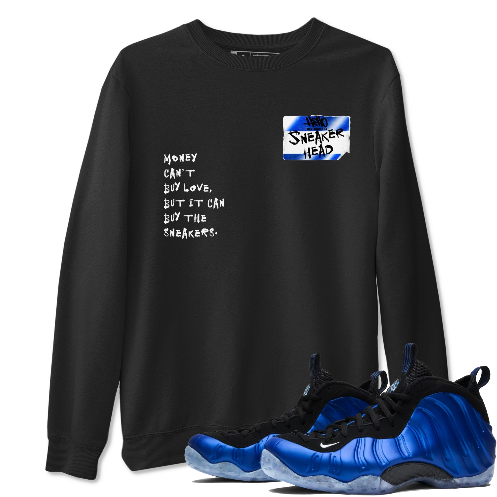 snkmatch Badge snkmatch Tees - Air Foamposite One Royal