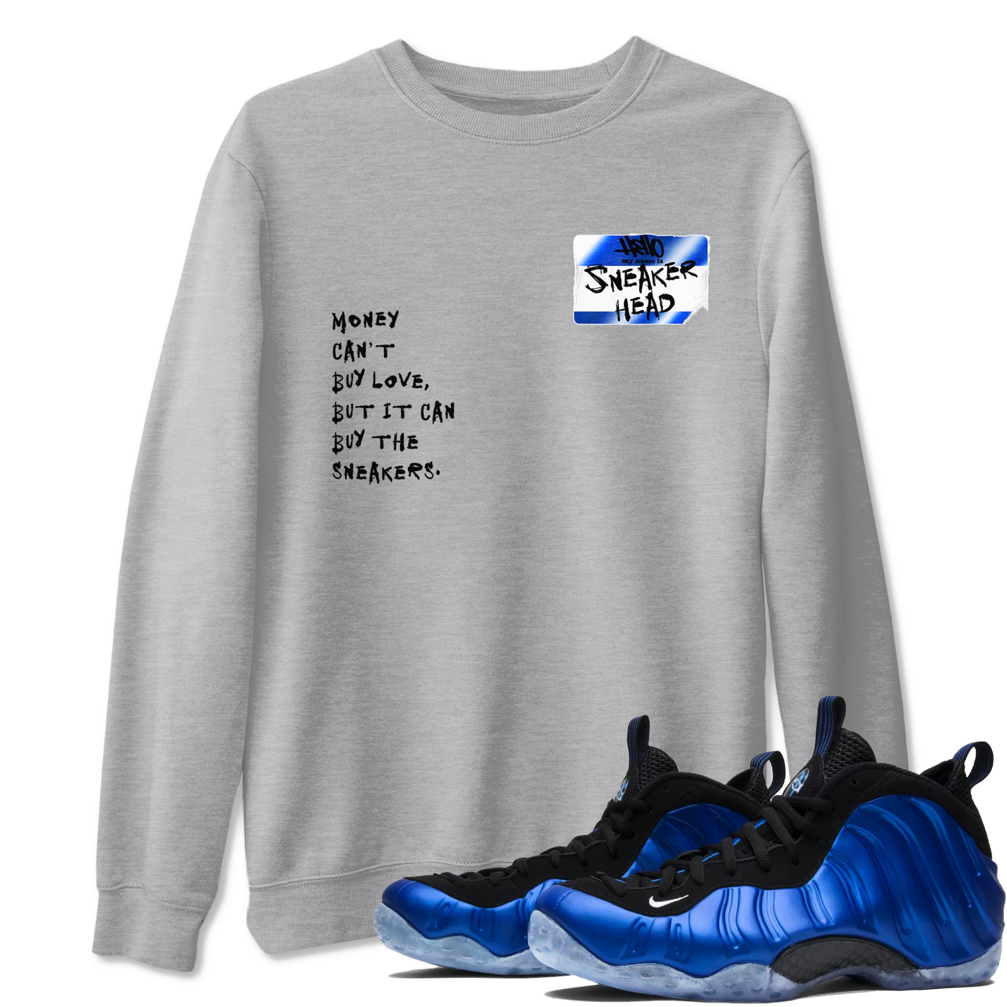 snkmatch Badge snkmatch Tees - Air Foamposite One Royal