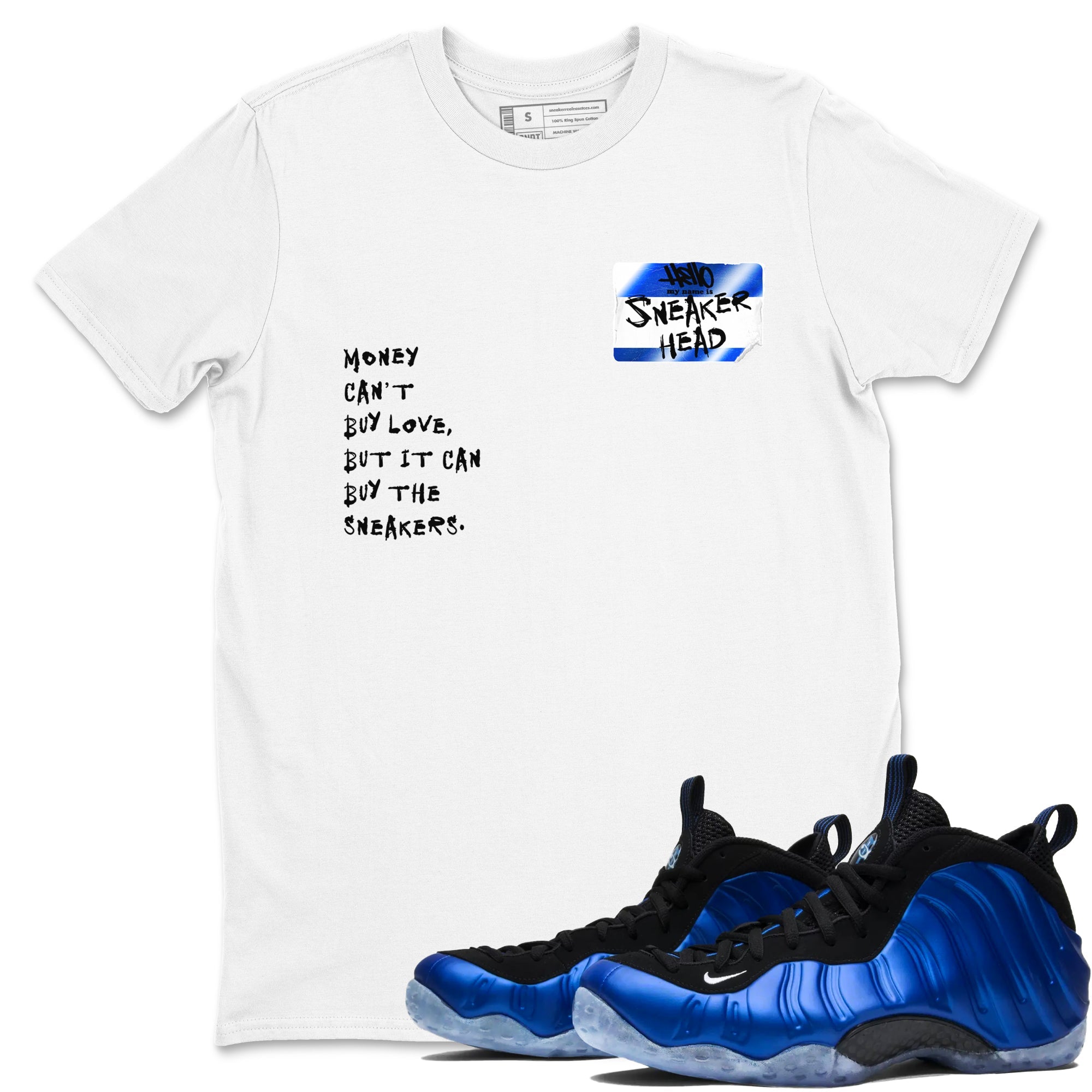 snkmatch Badge snkmatch Tees - Air Foamposite One Royal
