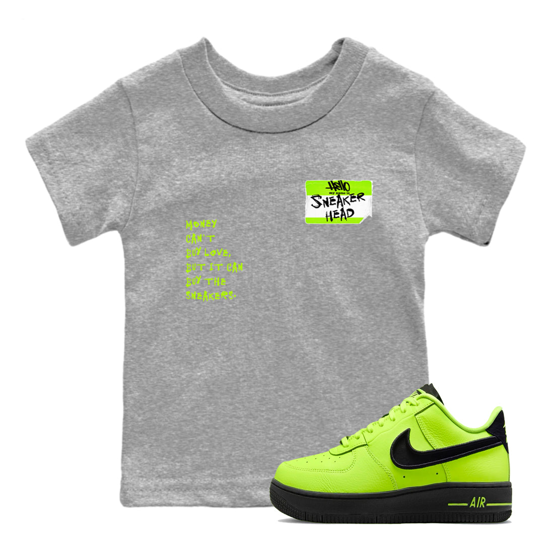 snkmatch Badge snkmatch Tees Kids - Air Force 1 Volt