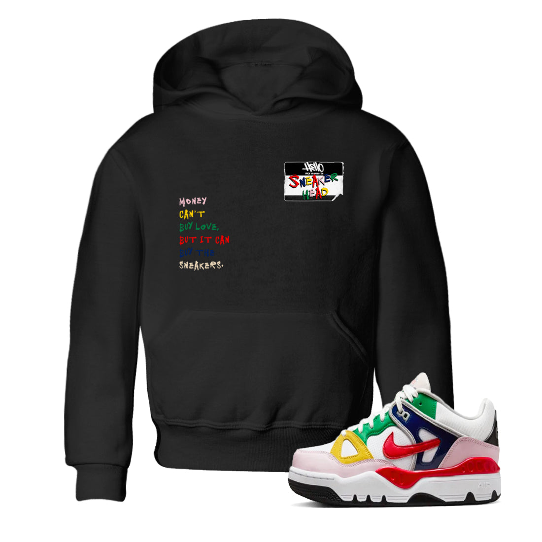 snkmatch Badge snkmatch Tees Kids - Air Force 3 Blue Void and Tour Yellow
