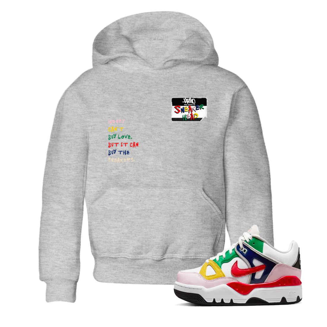 snkmatch Badge snkmatch Tees Kids - Air Force 3 Blue Void and Tour Yellow