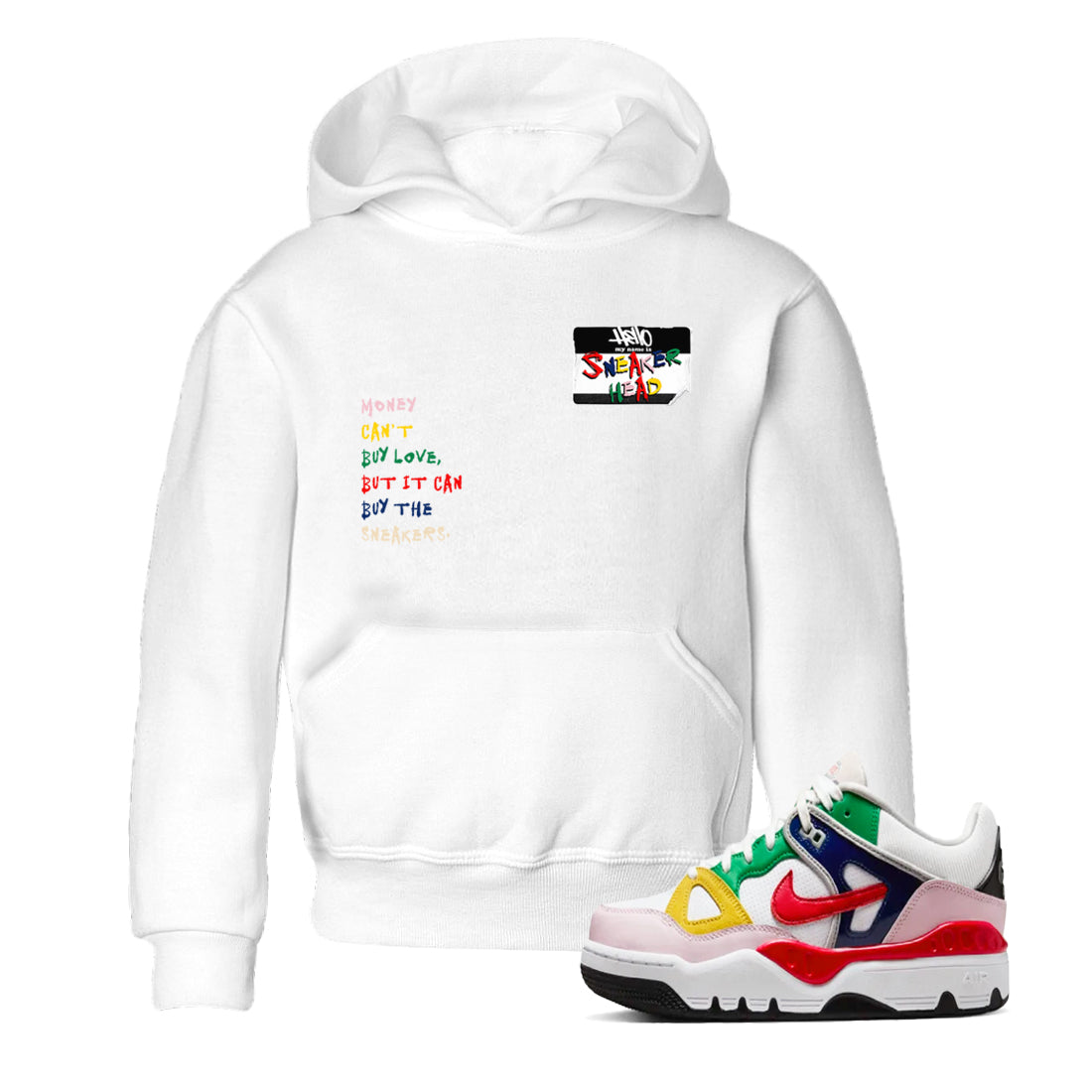 snkmatch Badge snkmatch Tees Kids - Air Force 3 Blue Void and Tour Yellow