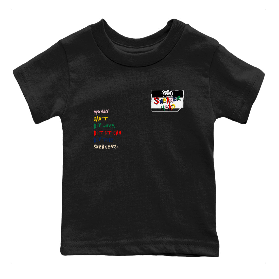 snkmatch Badge snkmatch Tees Kids - Air Force 3 Blue Void and Tour Yellow