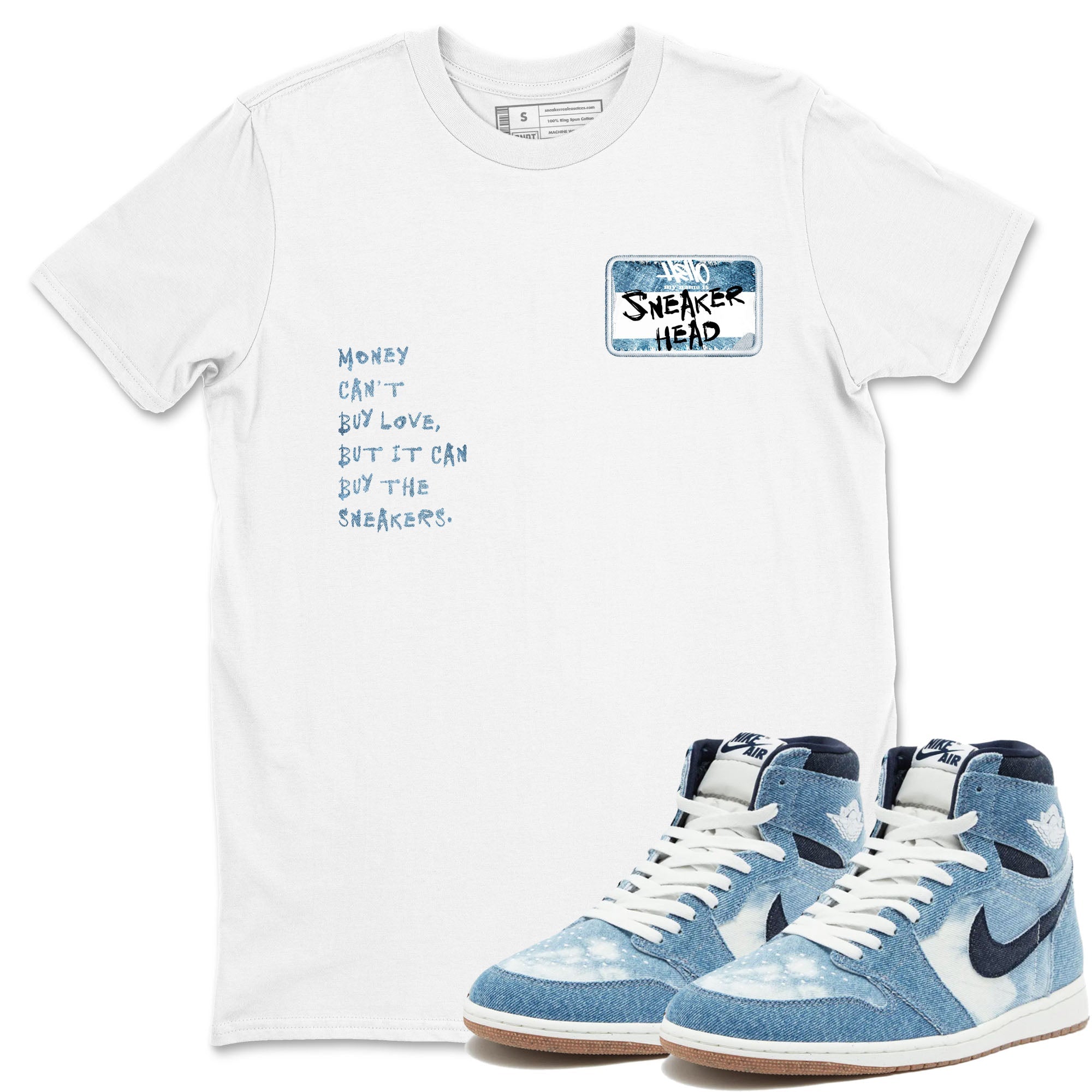 snkmatch Badge snkmatch Tees - Air Jordan 1 Denim 2024
