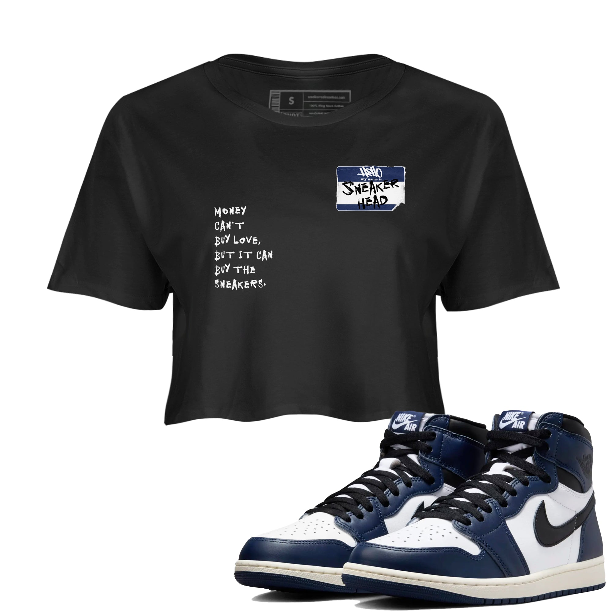 snkmatch Badge snkmatch Women's Top - Air Jordan 1 Midnight Navy