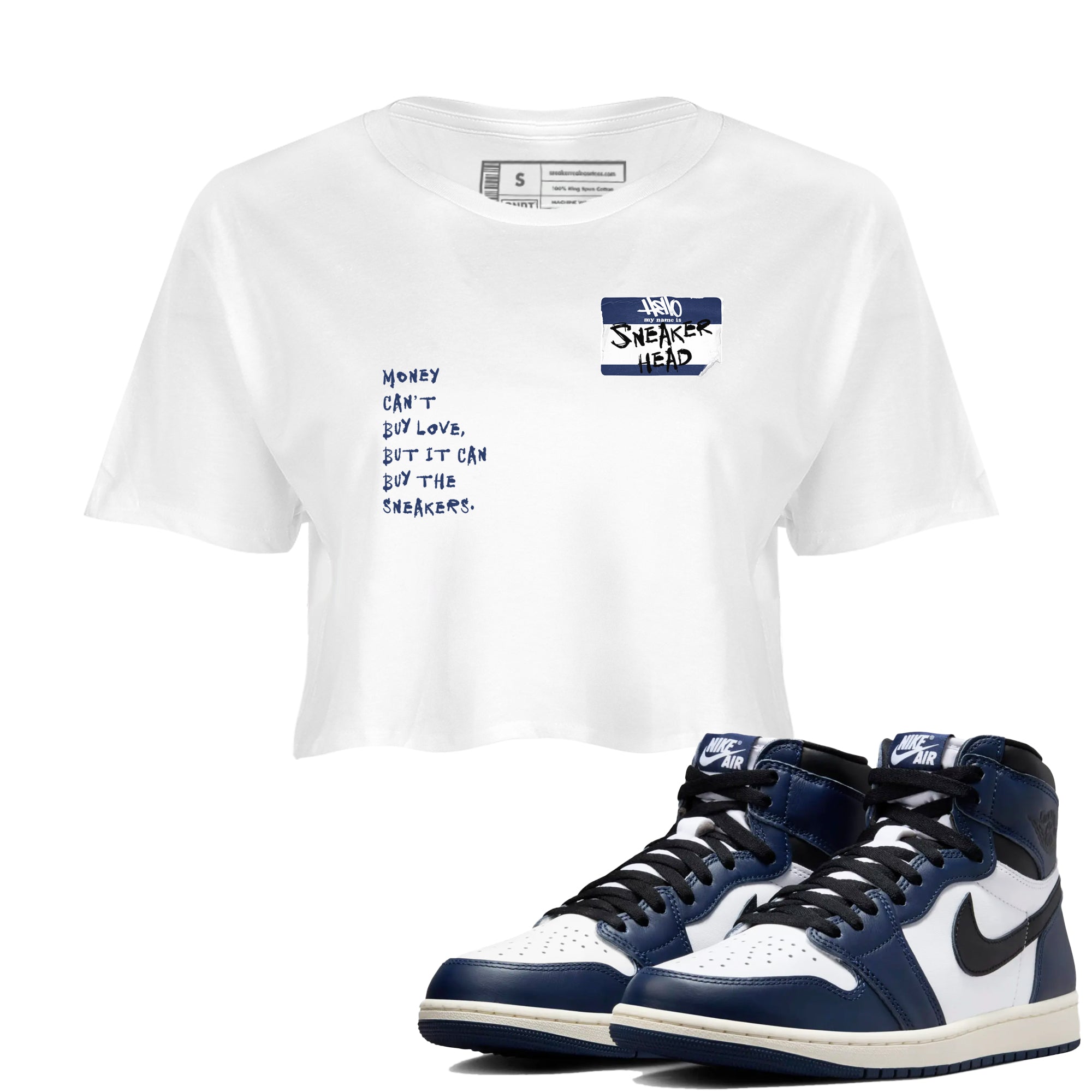 snkmatch Badge snkmatch Women's Top - Air Jordan 1 Midnight Navy