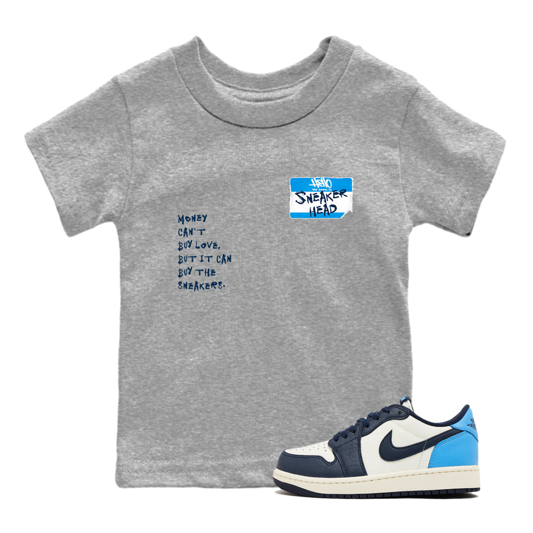 snkmatch Badge snkmatch Tees Kids - Air Jordan 1 Obsidian