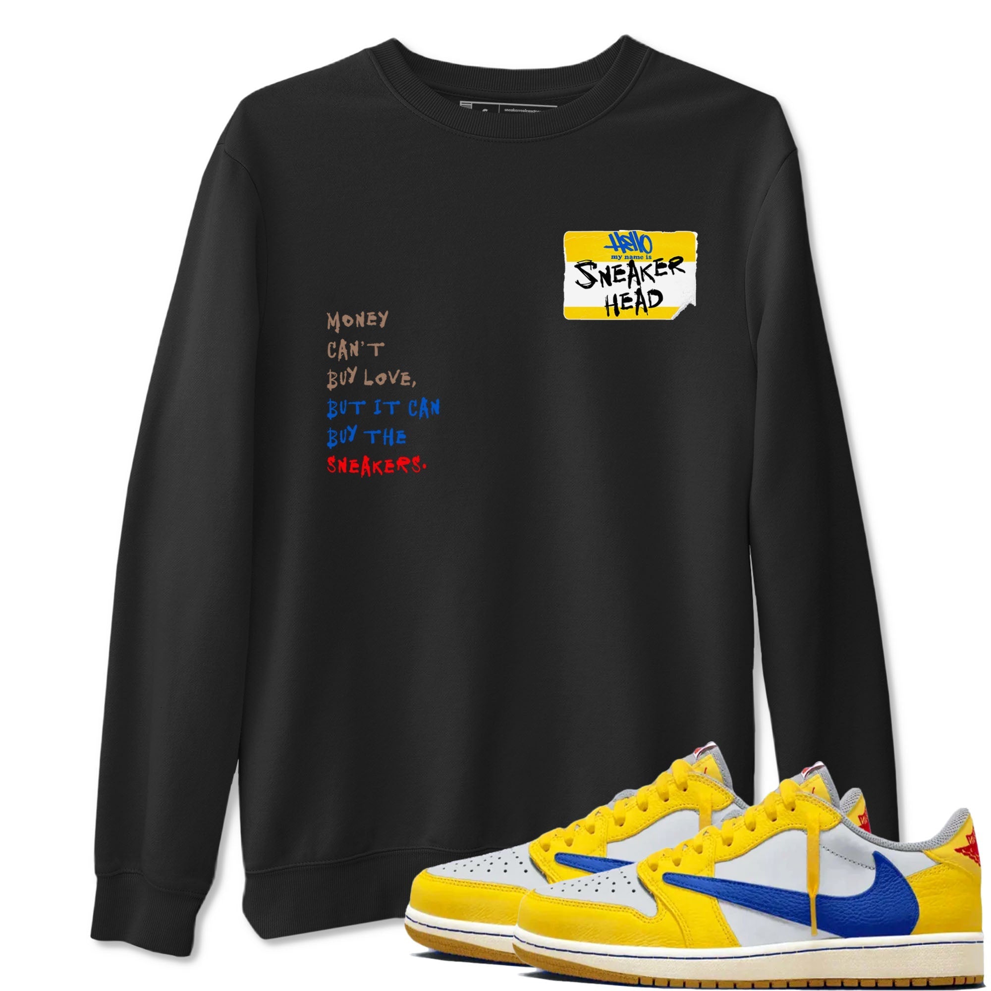 snkmatch Badge snkmatch Tees - Air Jordan 1 Travis Scott Canary