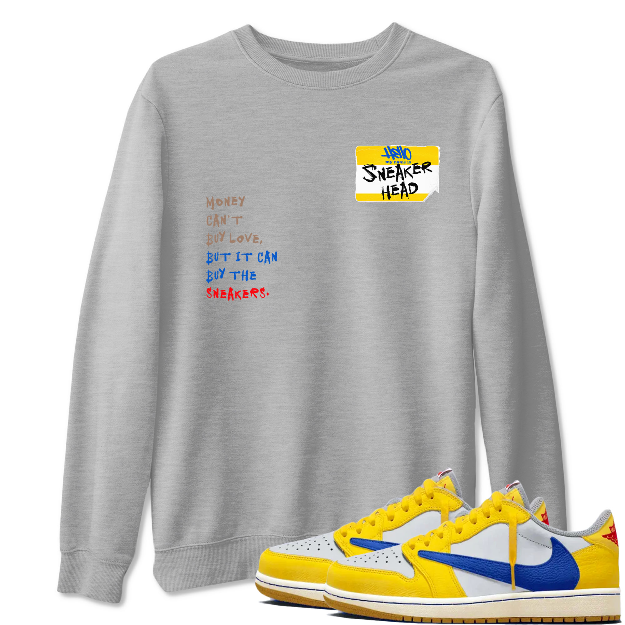 snkmatch Badge snkmatch Tees - Air Jordan 1 Travis Scott Canary