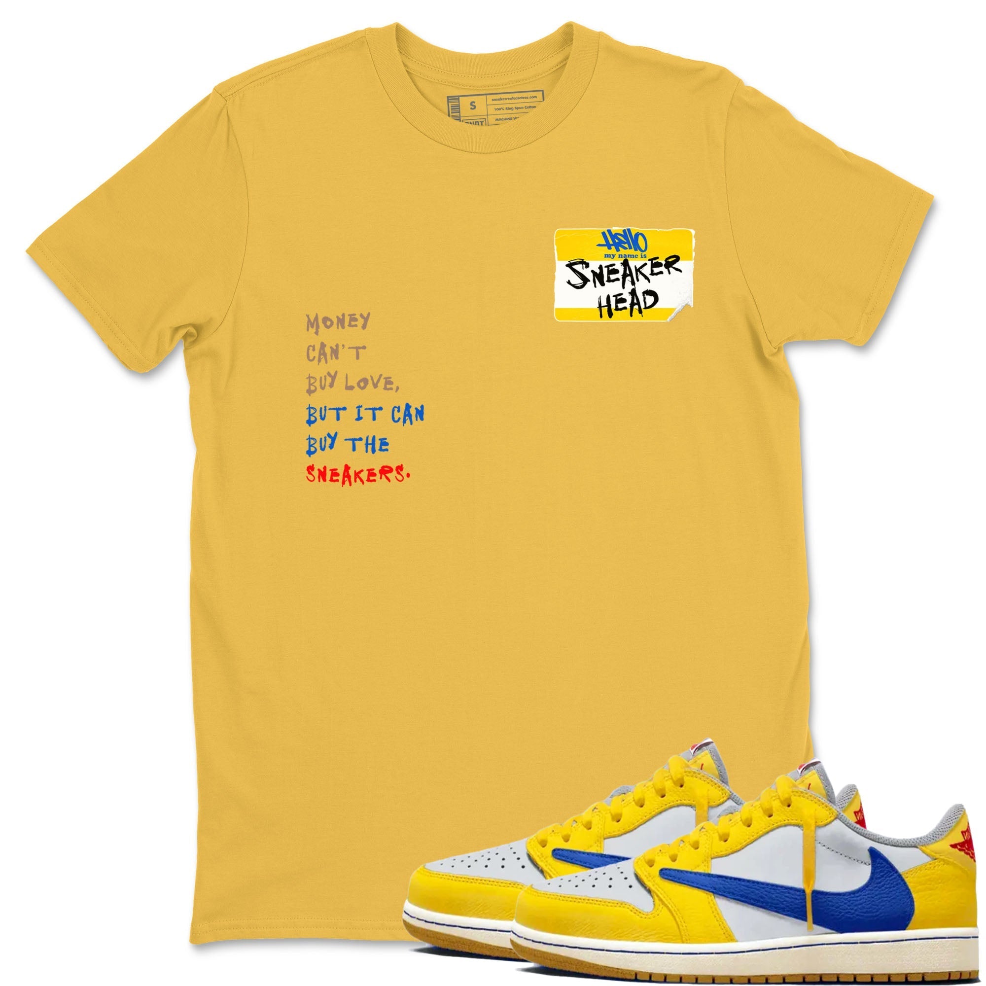 snkmatch Badge snkmatch Tees - Air Jordan 1 Travis Scott Canary