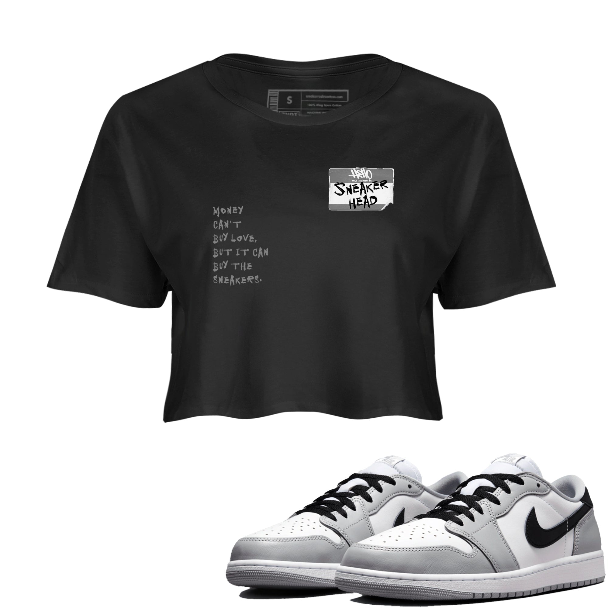 snkmatch Badge snkmatch Women's Top - Air Jordan 1 Wolf Grey