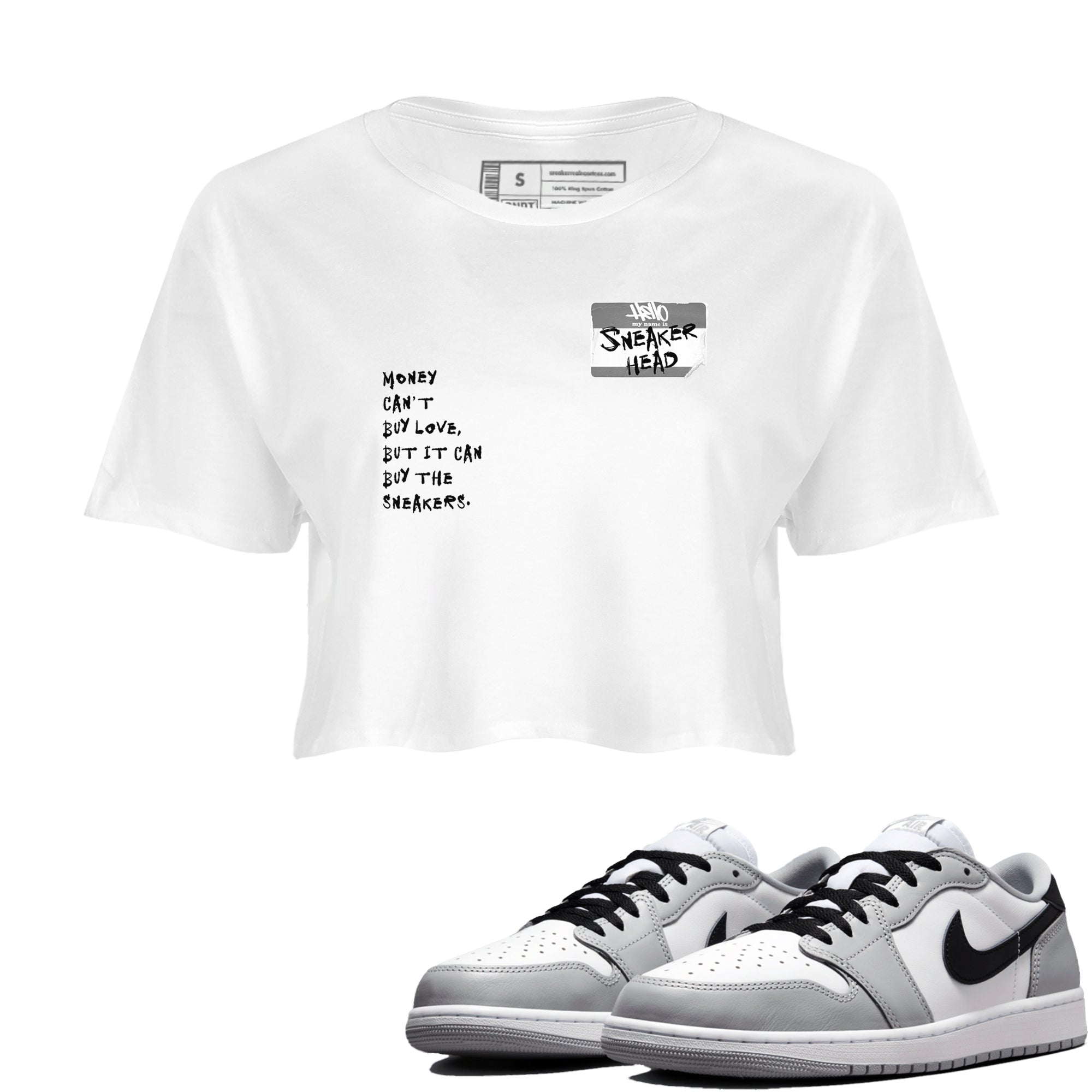 snkmatch Badge snkmatch Women's Top - Air Jordan 1 Wolf Grey
