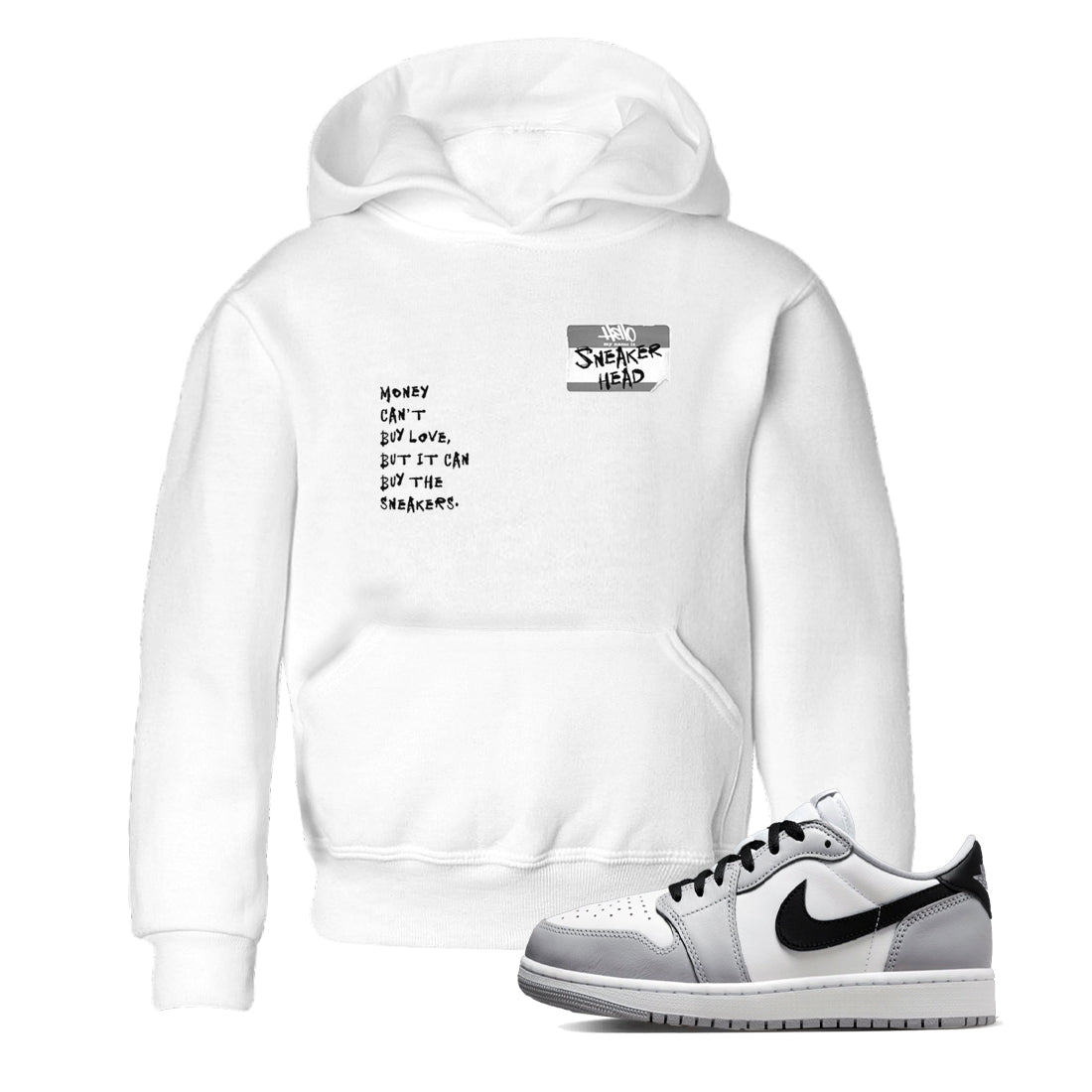 snkmatch Badge snkmatch Tees Kids - Air Jordan 1 Wolf Grey