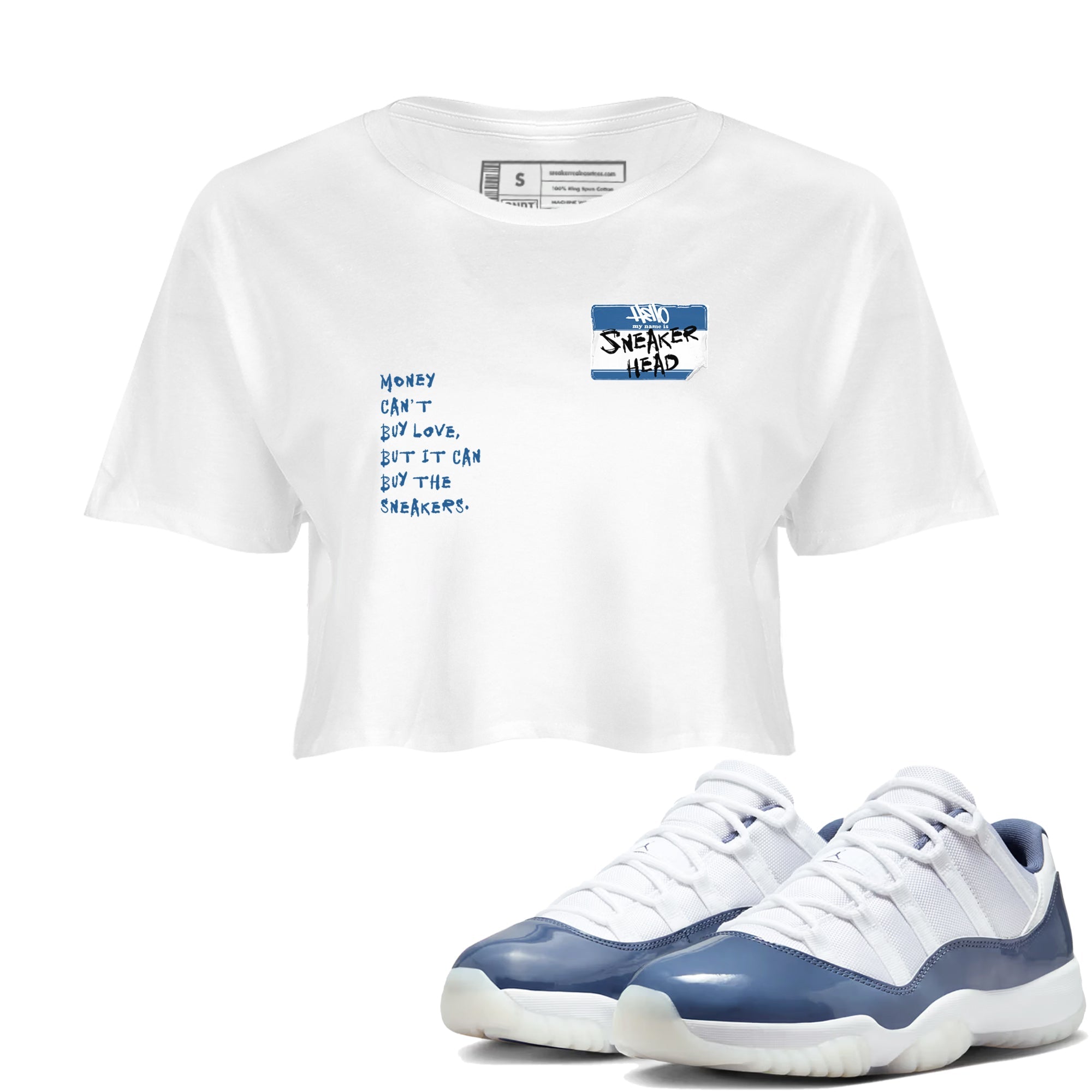snkmatch Badge snkmatch Women's Top - Air Jordan 11 Diffused Blue