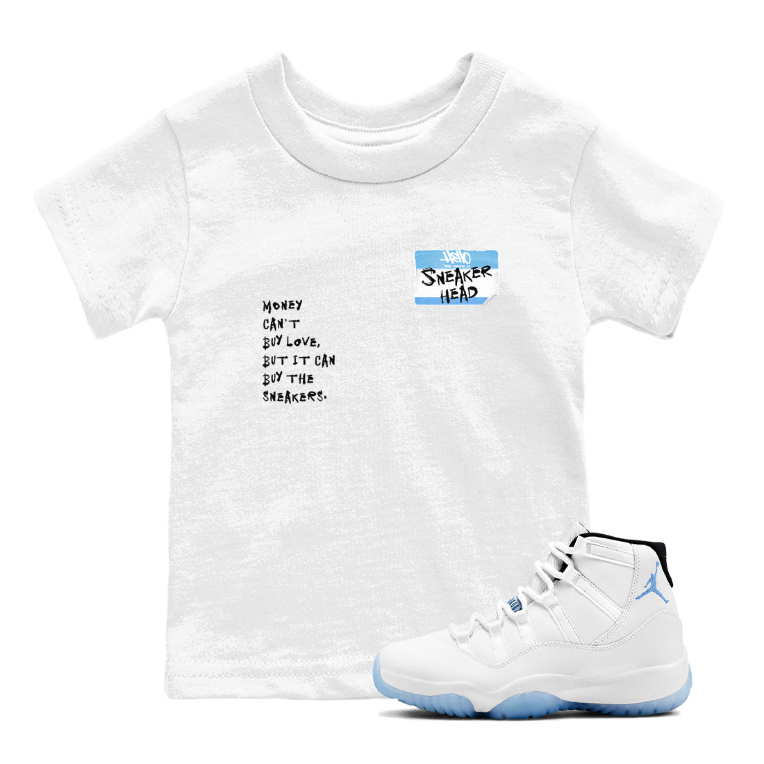 snkmatch Badge snkmatch Tees Kids - Air Jordan 11 Legend Blue