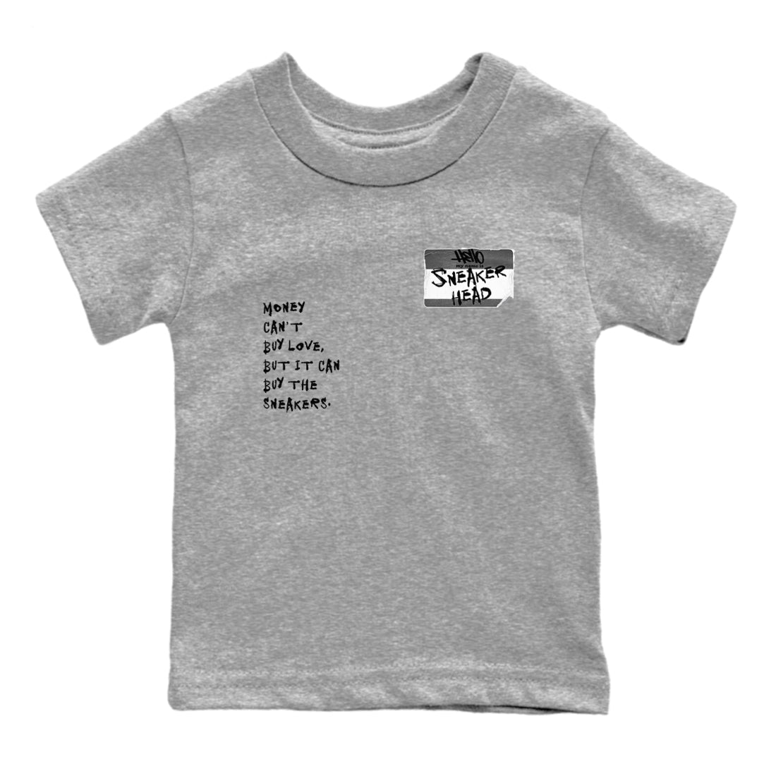 snkmatch Badge snkmatch Tees Kids - Air Jordan 12 Black Wolf Grey