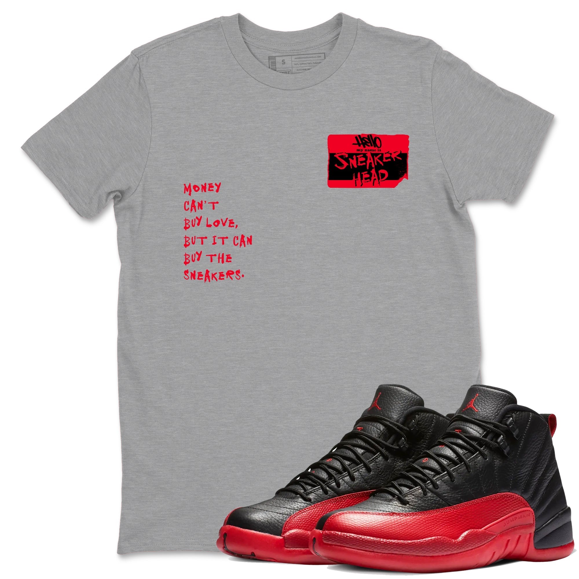 snkmatch Badge snkmatch Tees - Air Jordan 12 Flu Game