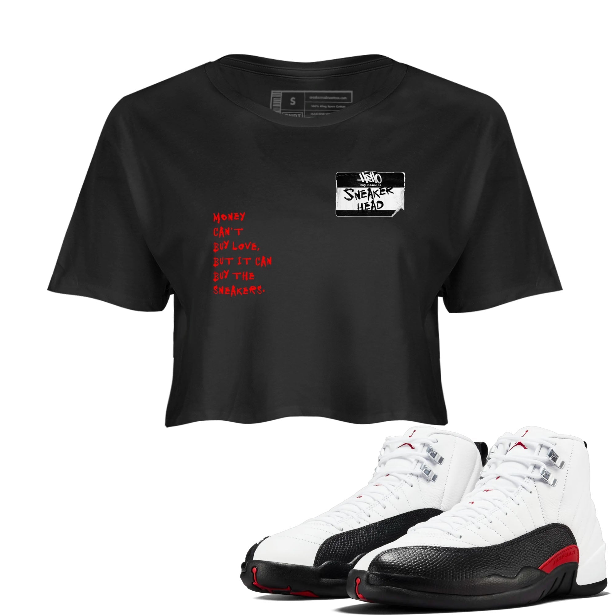 snkmatch Badge snkmatch Women's Top - Air Jordan 12 Taxi Flip