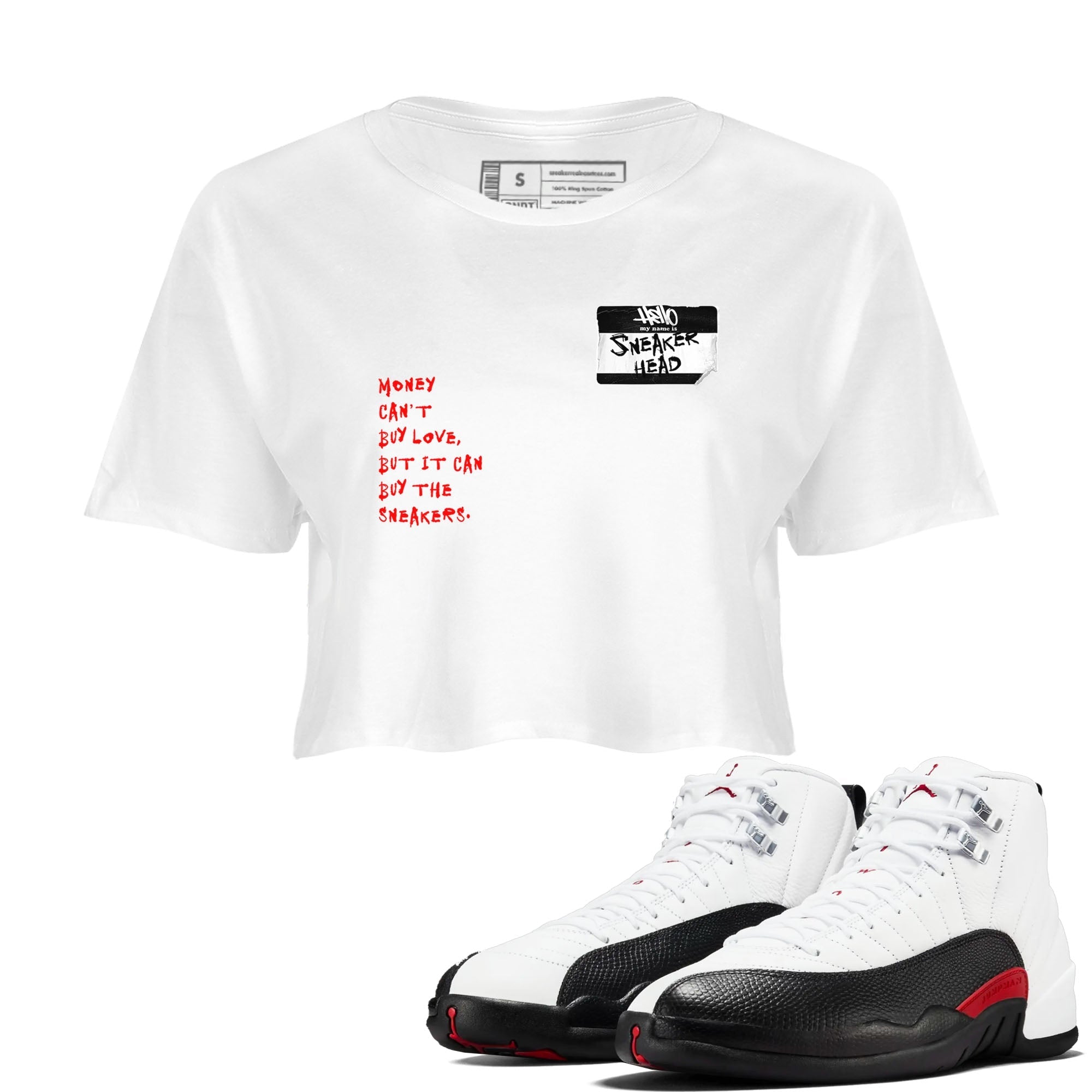 snkmatch Badge snkmatch Women's Top - Air Jordan 12 Taxi Flip