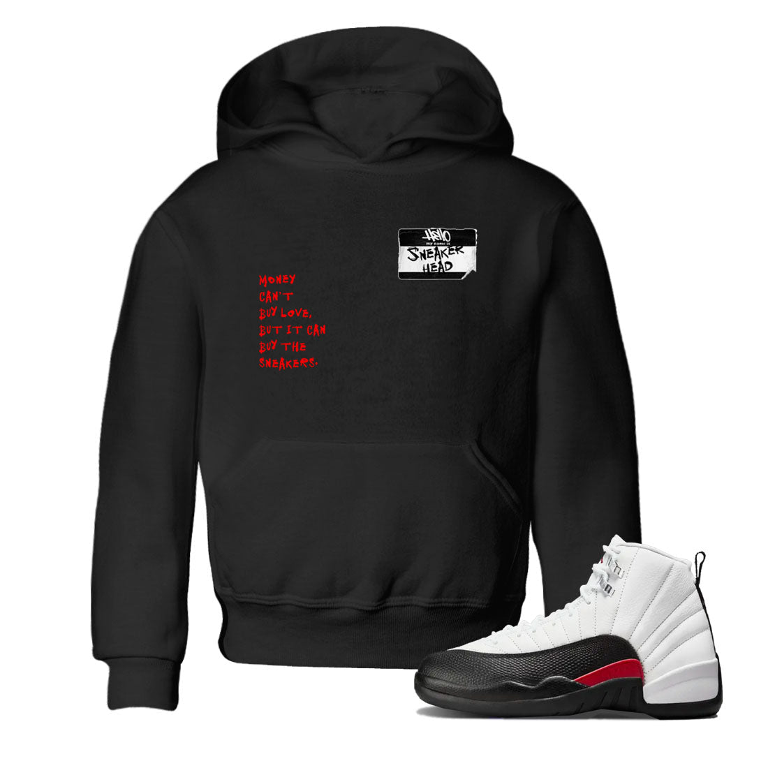 snkmatch Badge snkmatch Tees Kids - Air Jordan 12 Taxi Flip