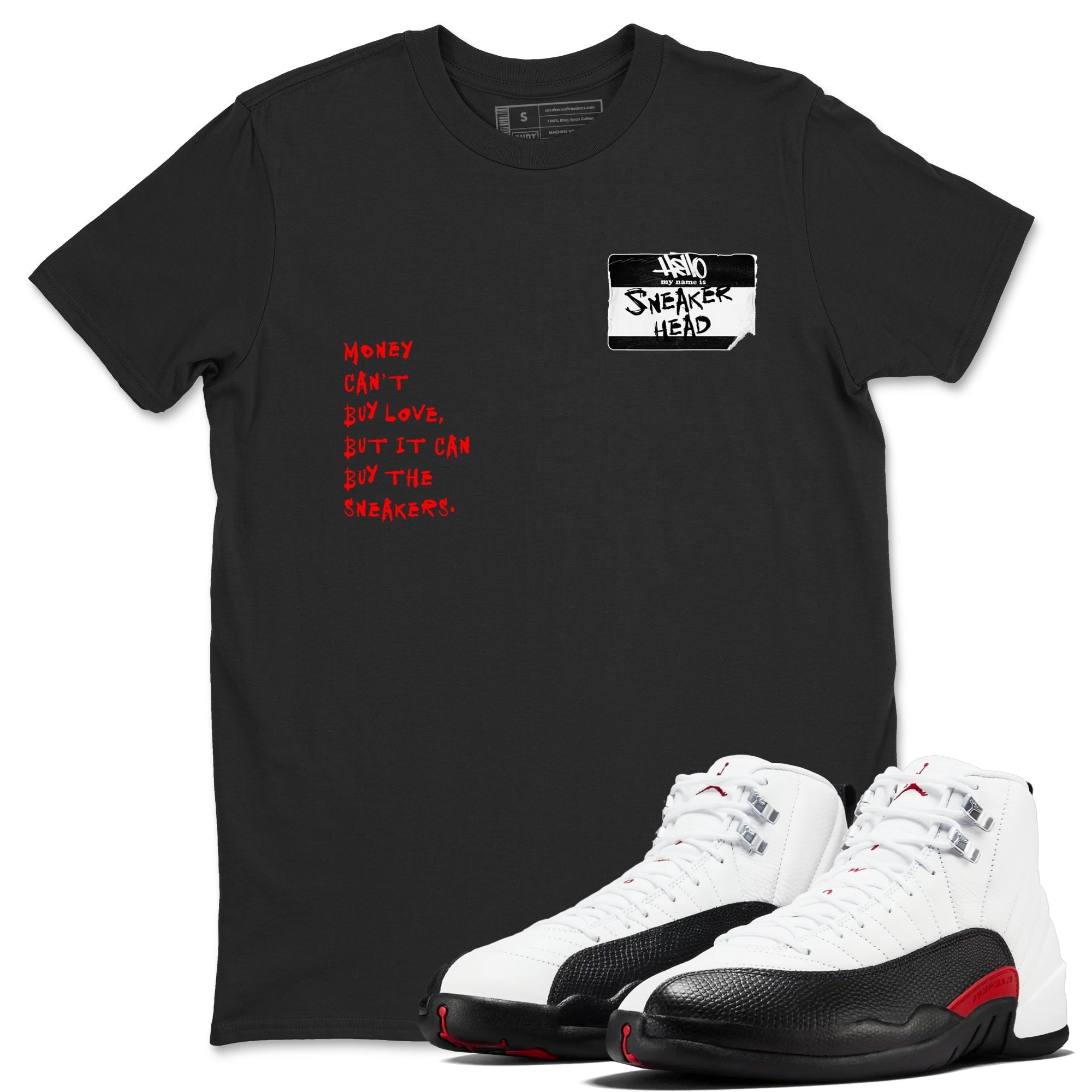 snkmatch Badge snkmatch Tees - Air Jordan 12 Taxi Flip