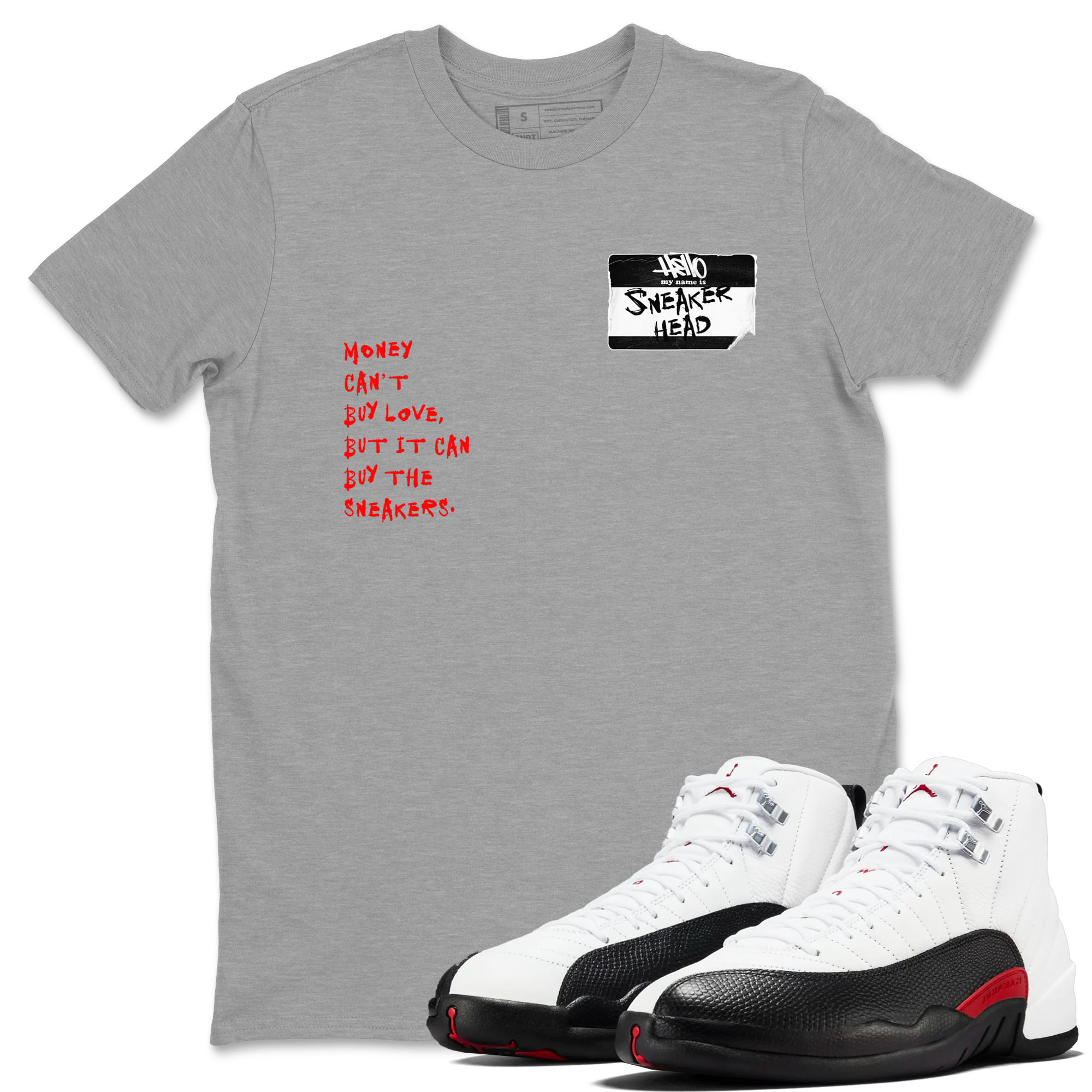 snkmatch Badge snkmatch Tees - Air Jordan 12 Taxi Flip