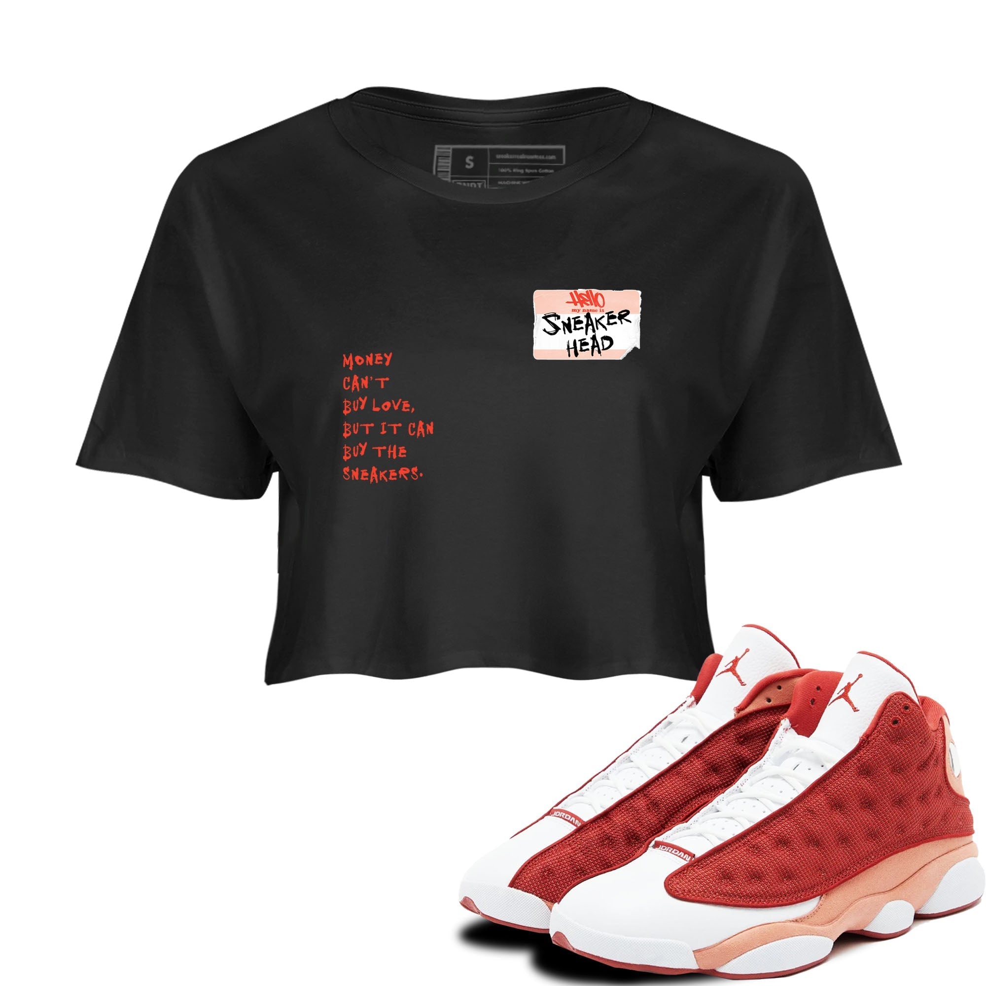 snkmatch Badge snkmatch Women's Top - Air Jordan 13 Dune Red